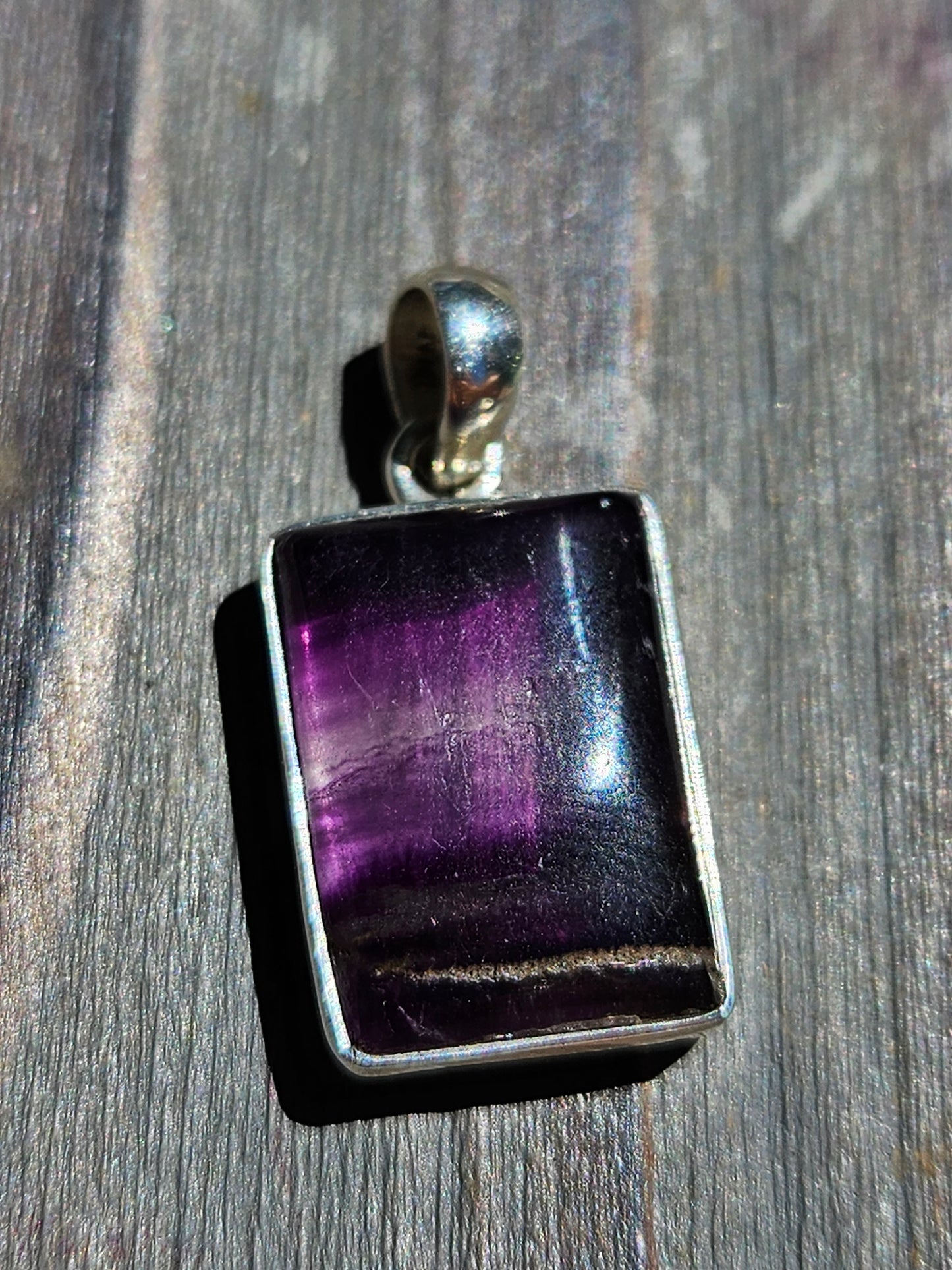 "Ana" Fluorite Pendant