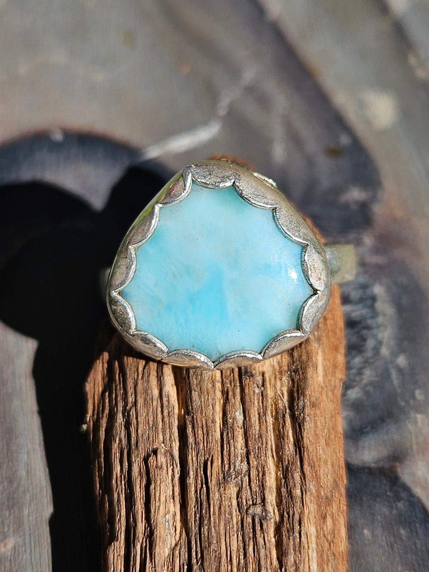 Larimar Ring, size 7
