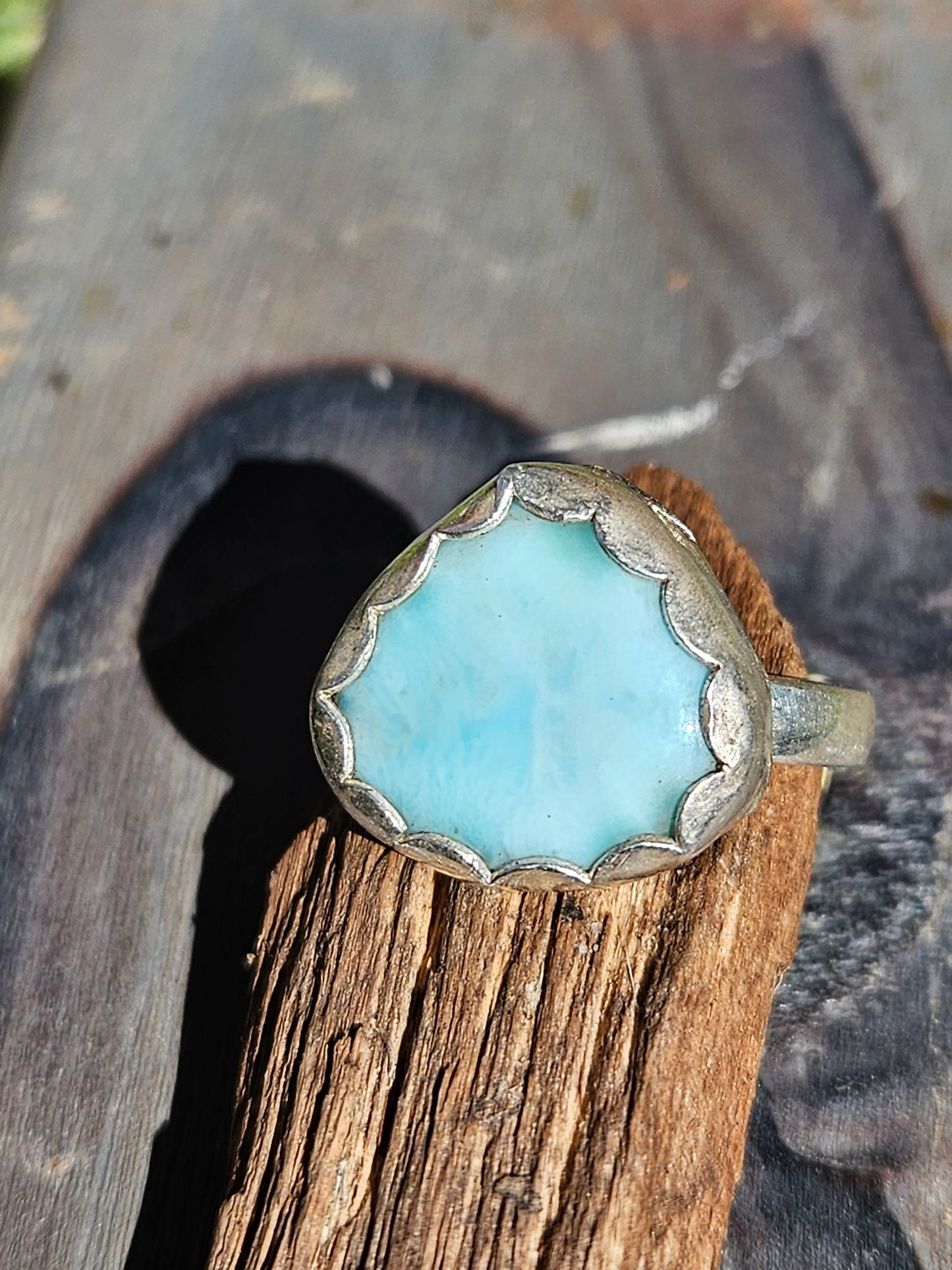 Larimar Ring, size 7