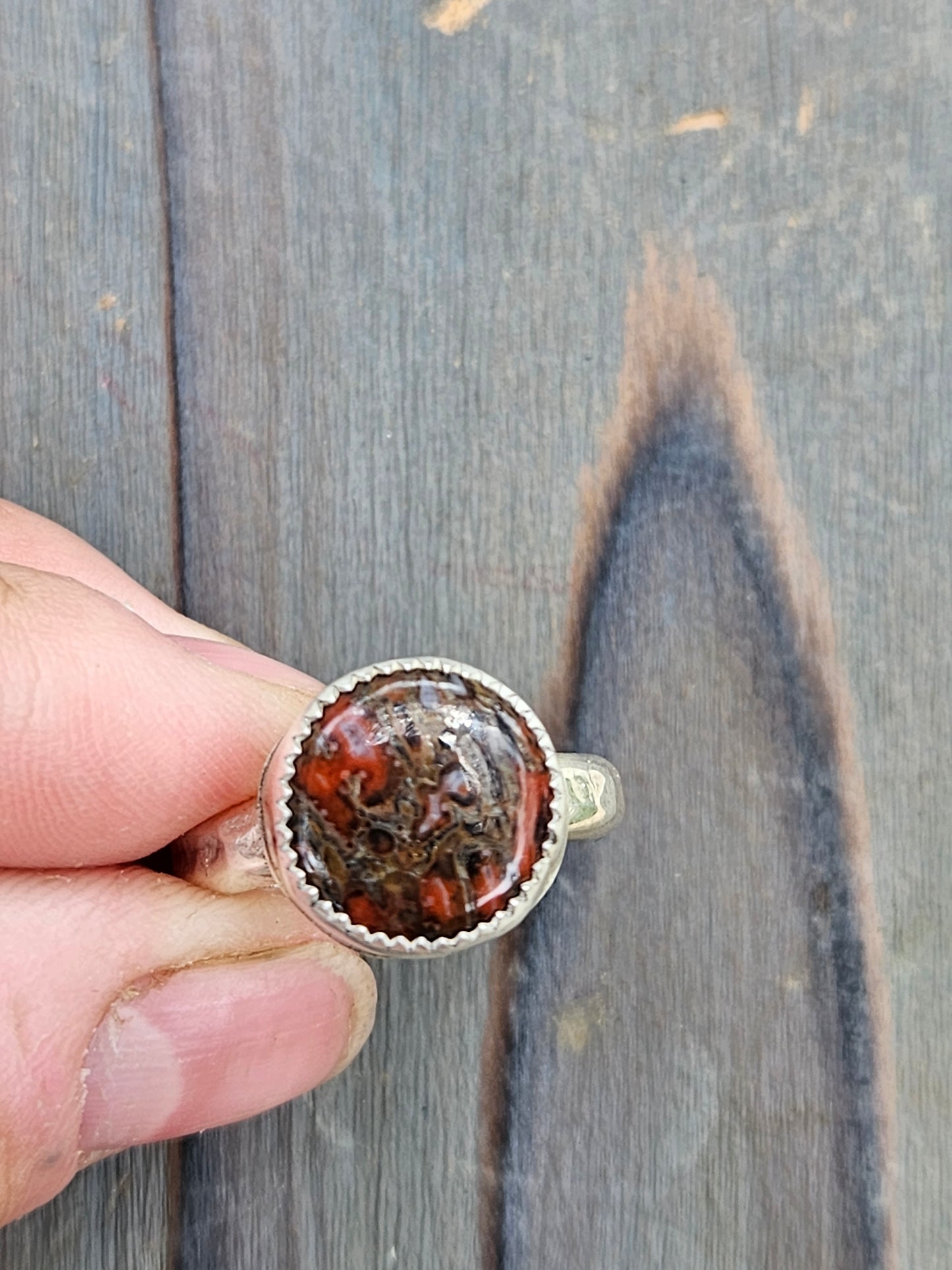 Dinosaur Bone Ring, size 10