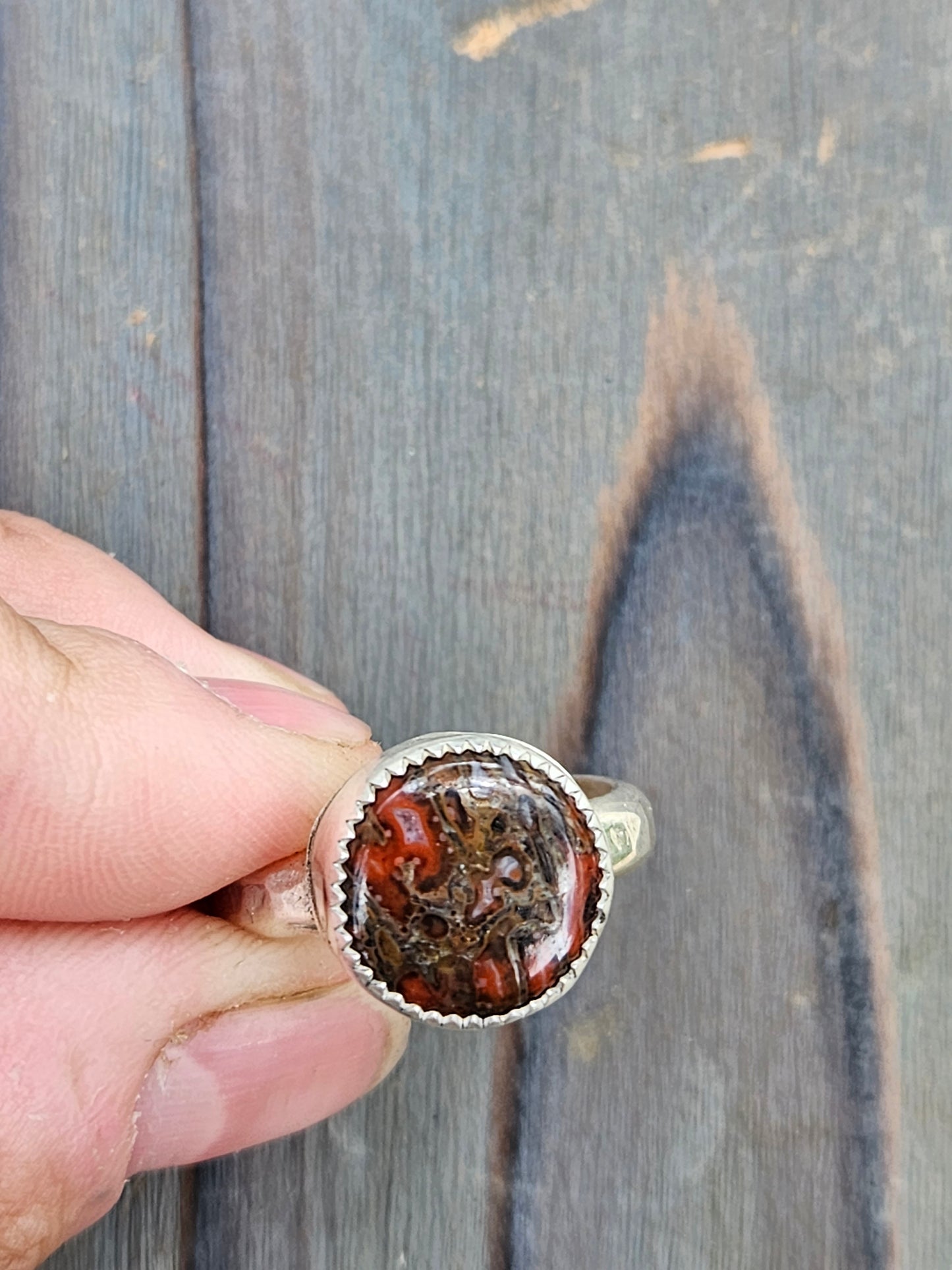 Dinosaur Bone Ring, size 10