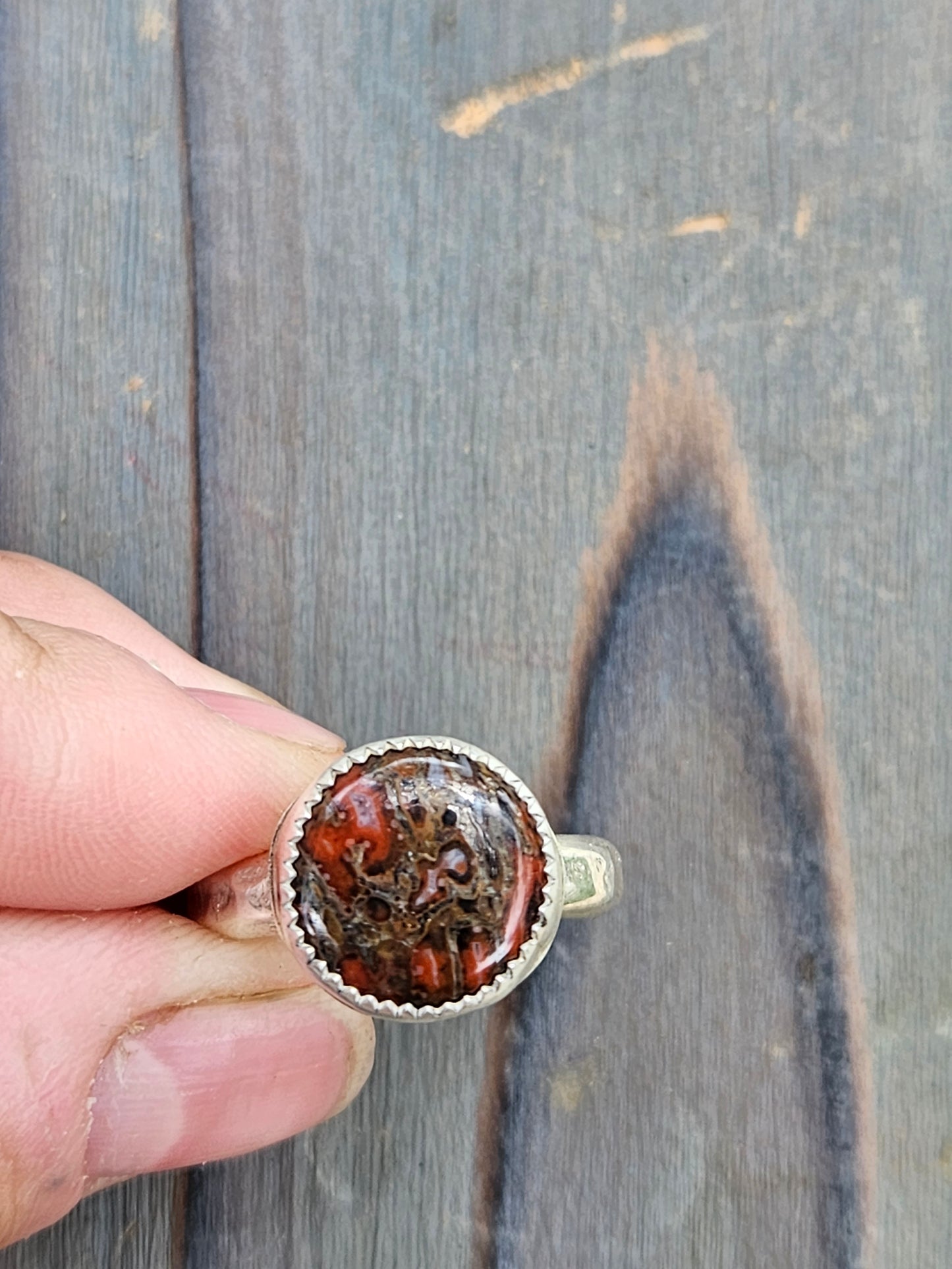 Dinosaur Bone Ring, size 10