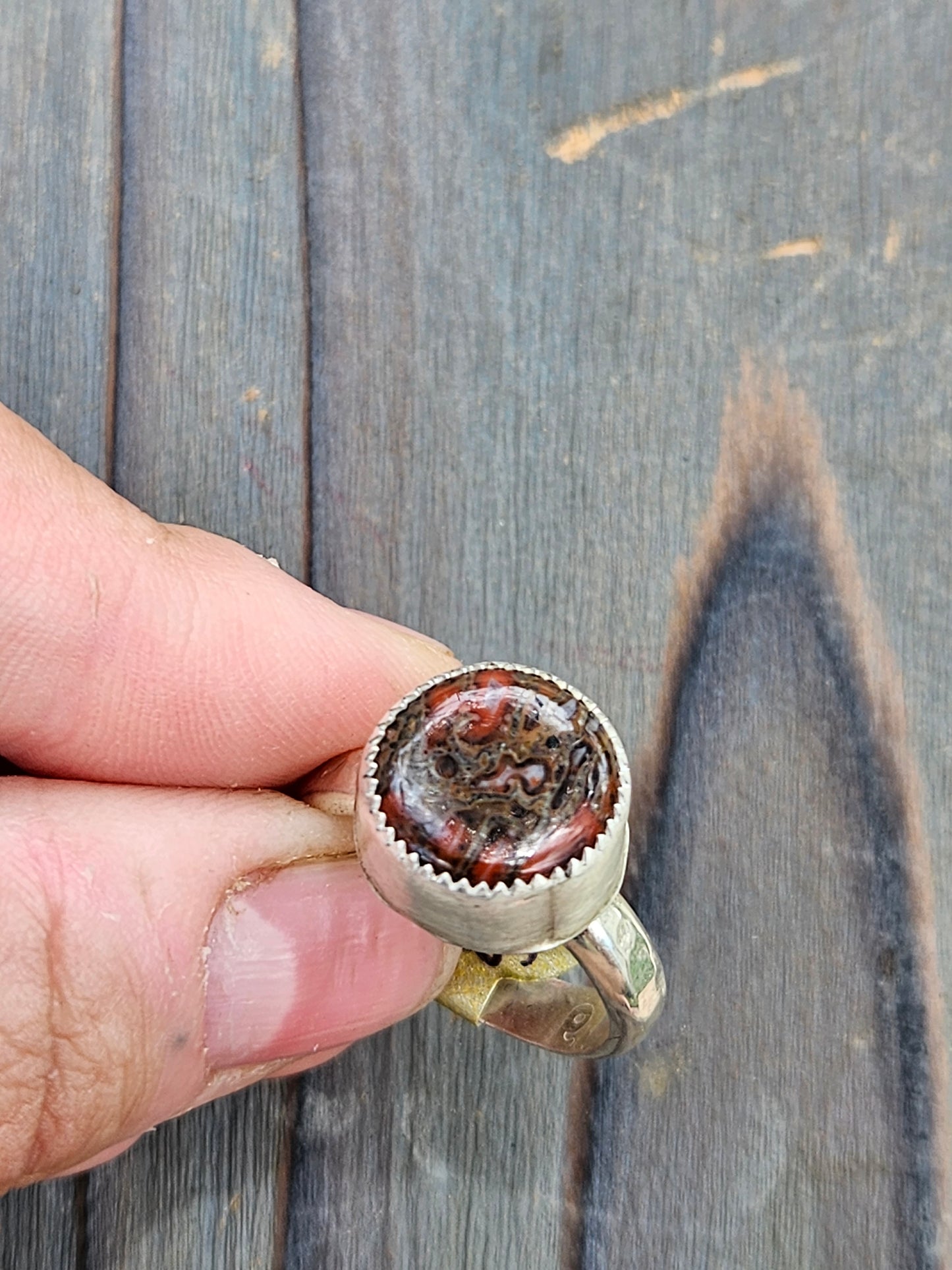 Dinosaur Bone Ring, size 10