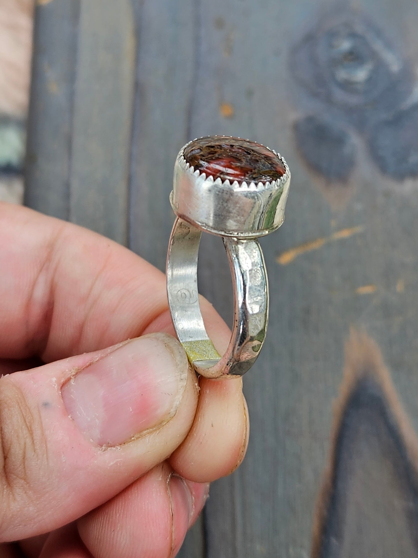 Dinosaur Bone Ring, size 10