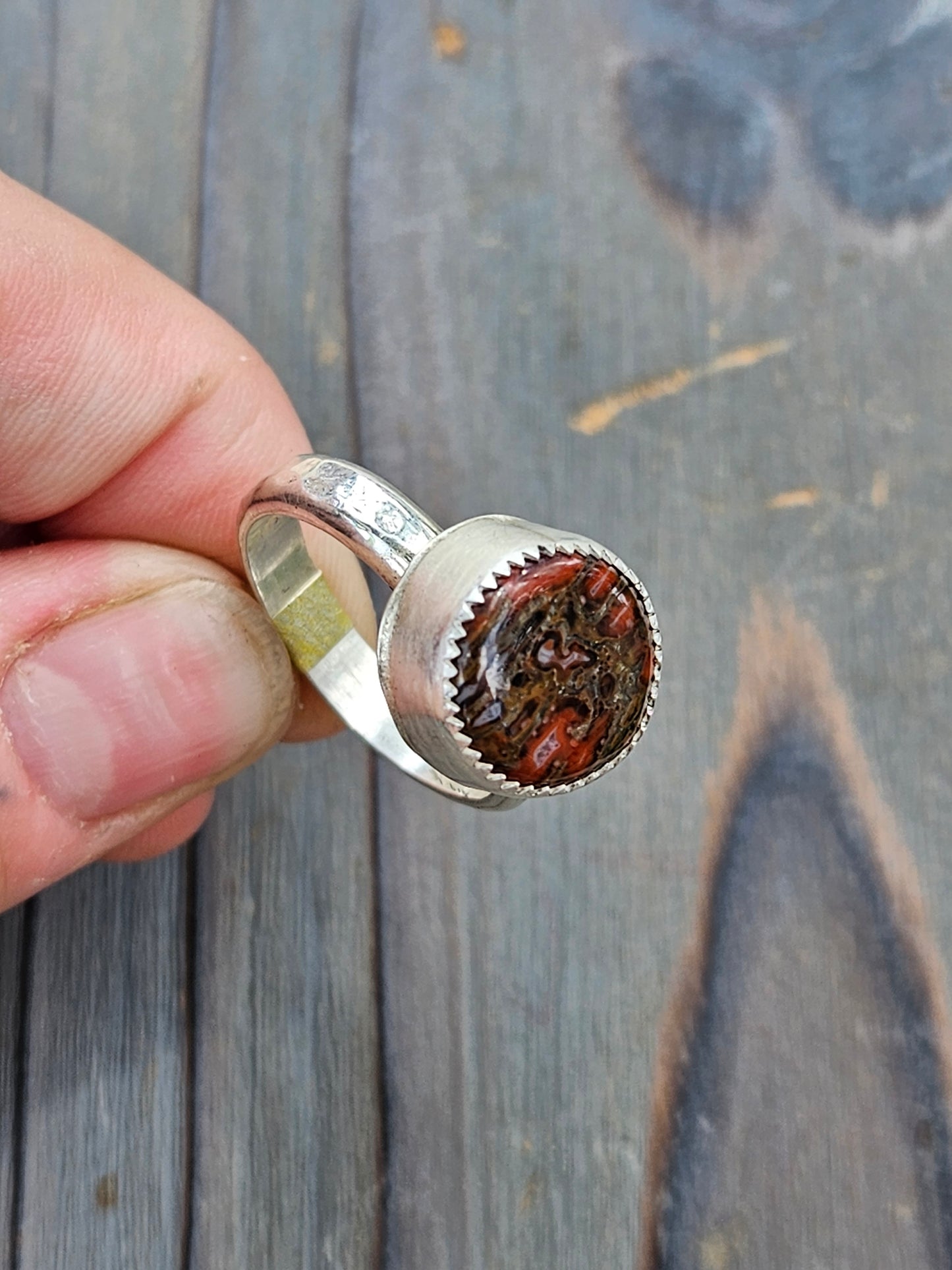 Dinosaur Bone Ring, size 10