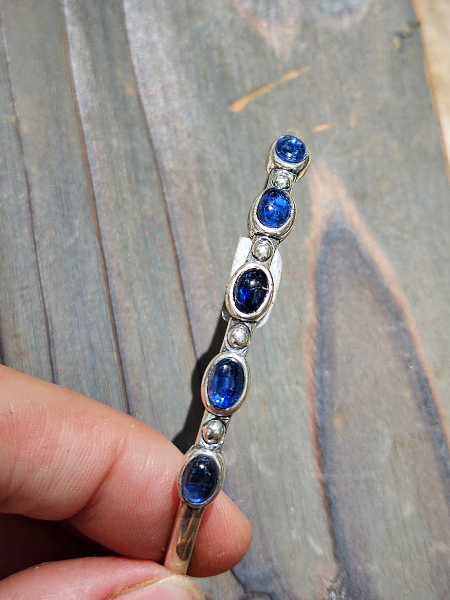 Blue Kyanite Cuff Bracelet