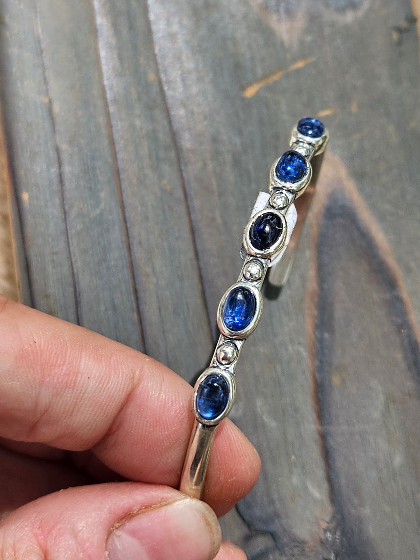 Blue Kyanite Cuff Bracelet