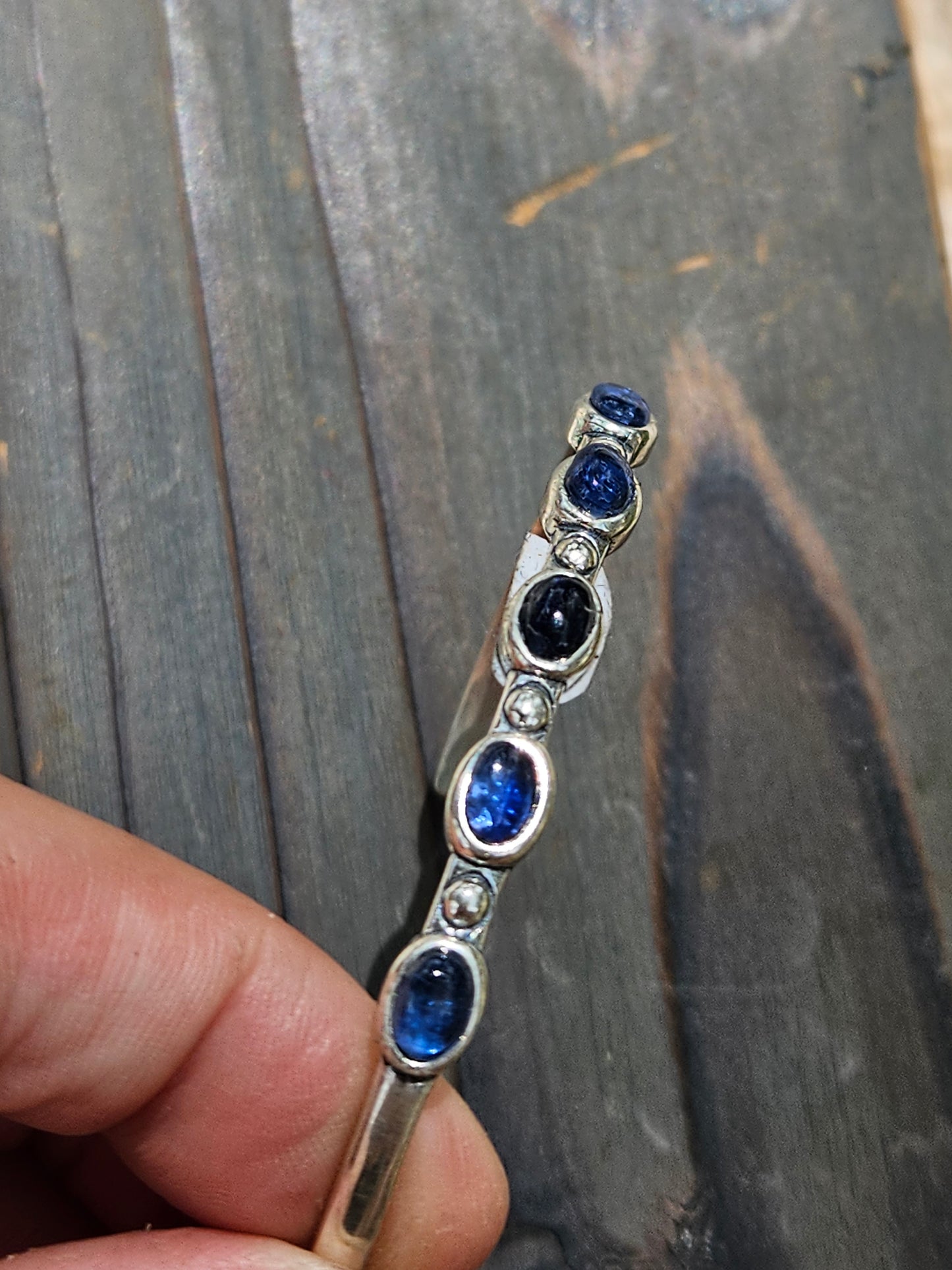 Blue Kyanite Cuff Bracelet