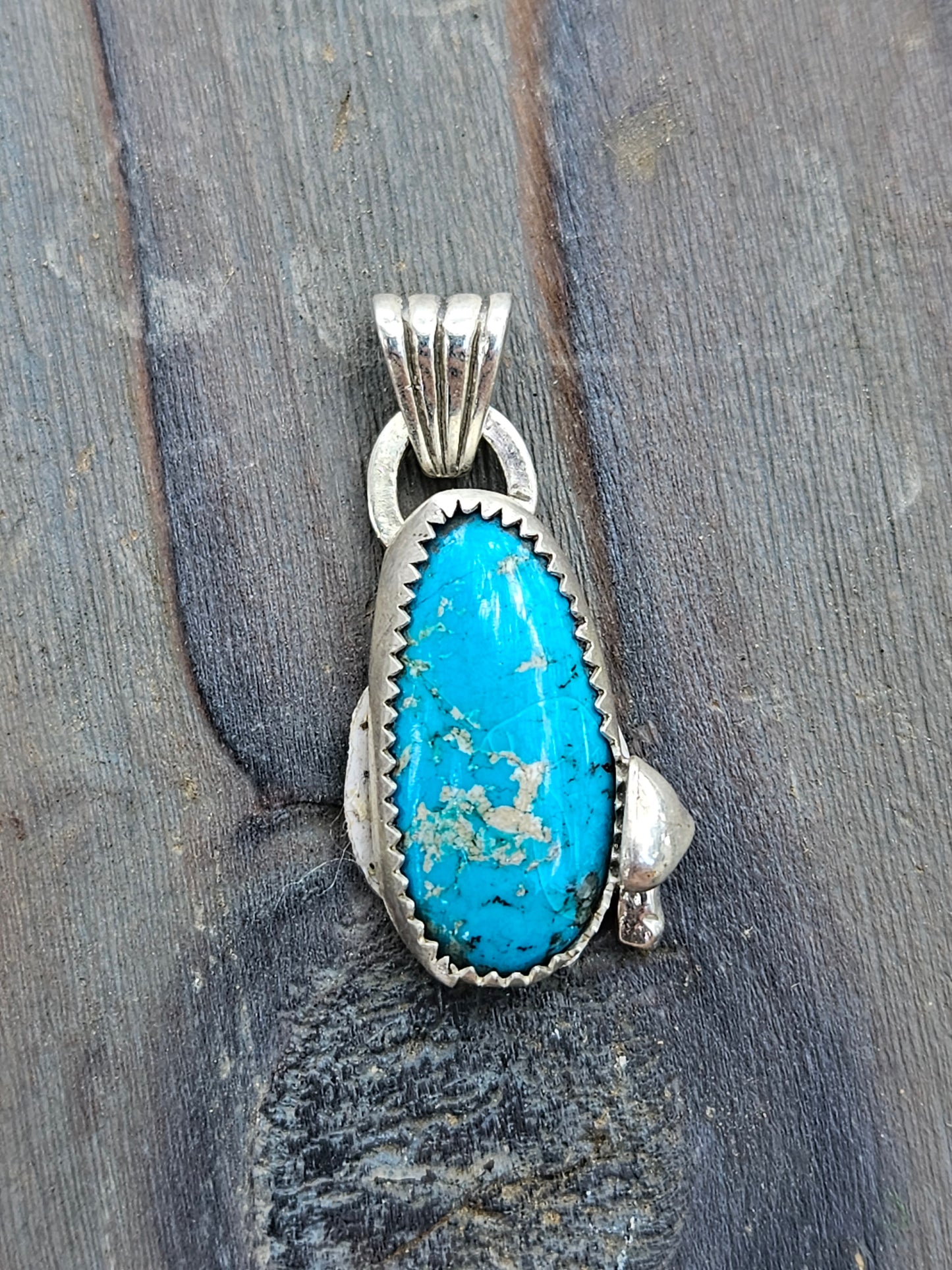 Mushroom Turquoise Pendant