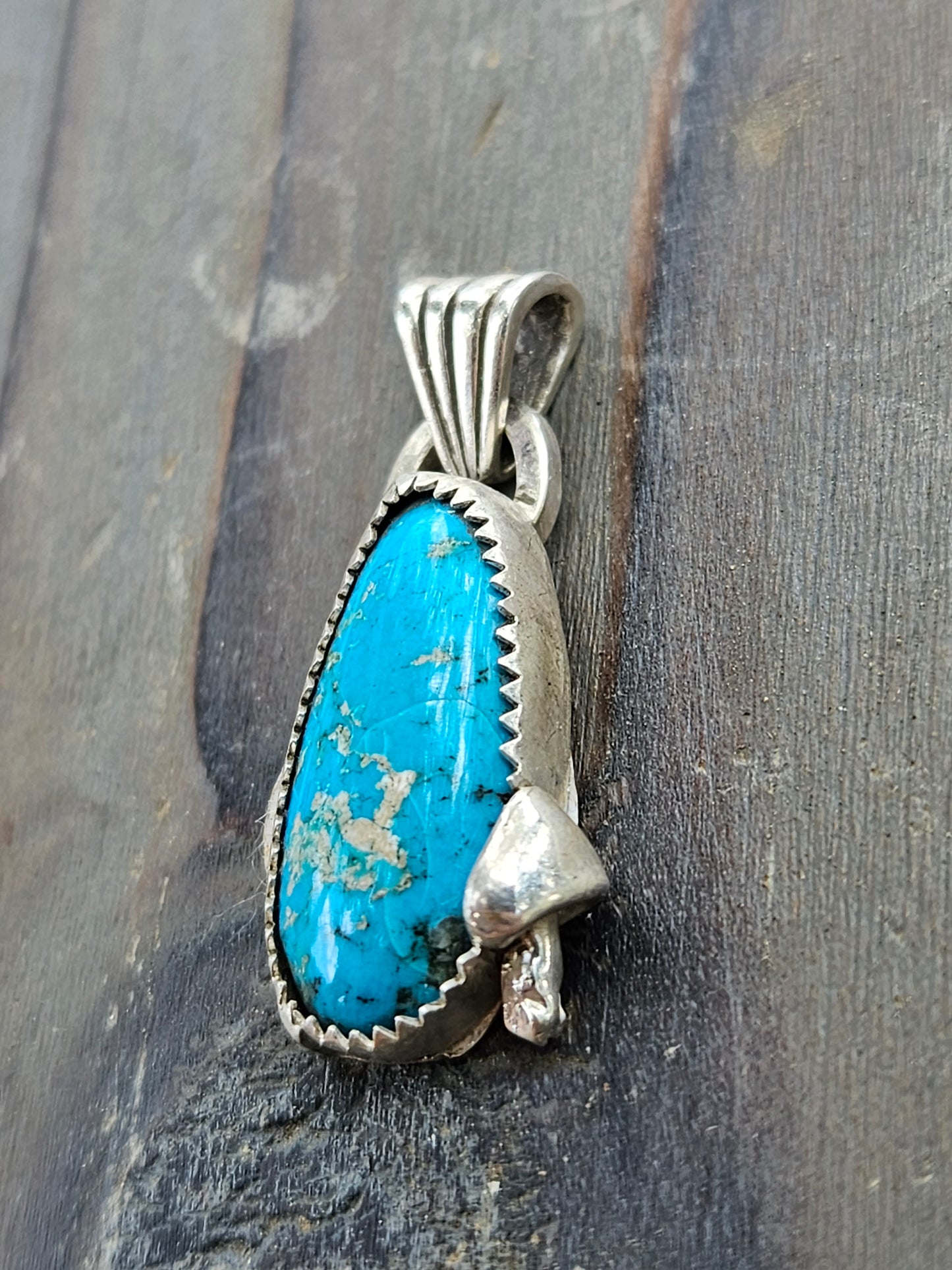 Mushroom Turquoise Pendant