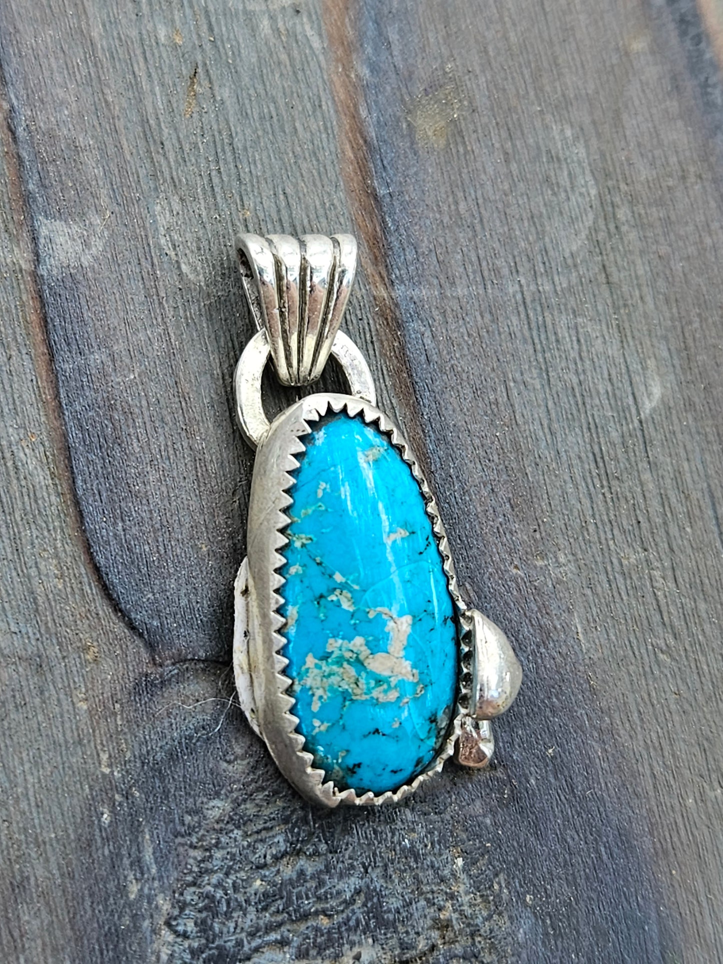 Mushroom Turquoise Pendant