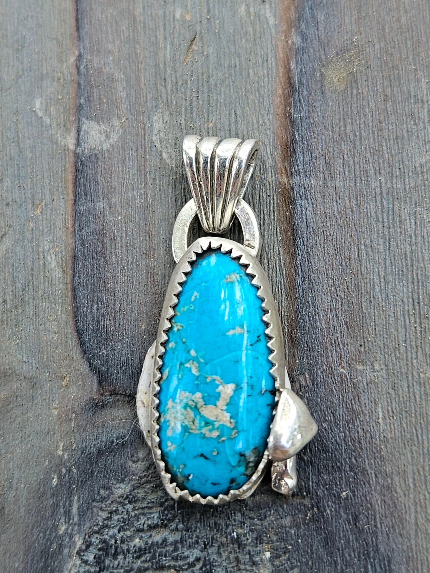 Mushroom Turquoise Pendant