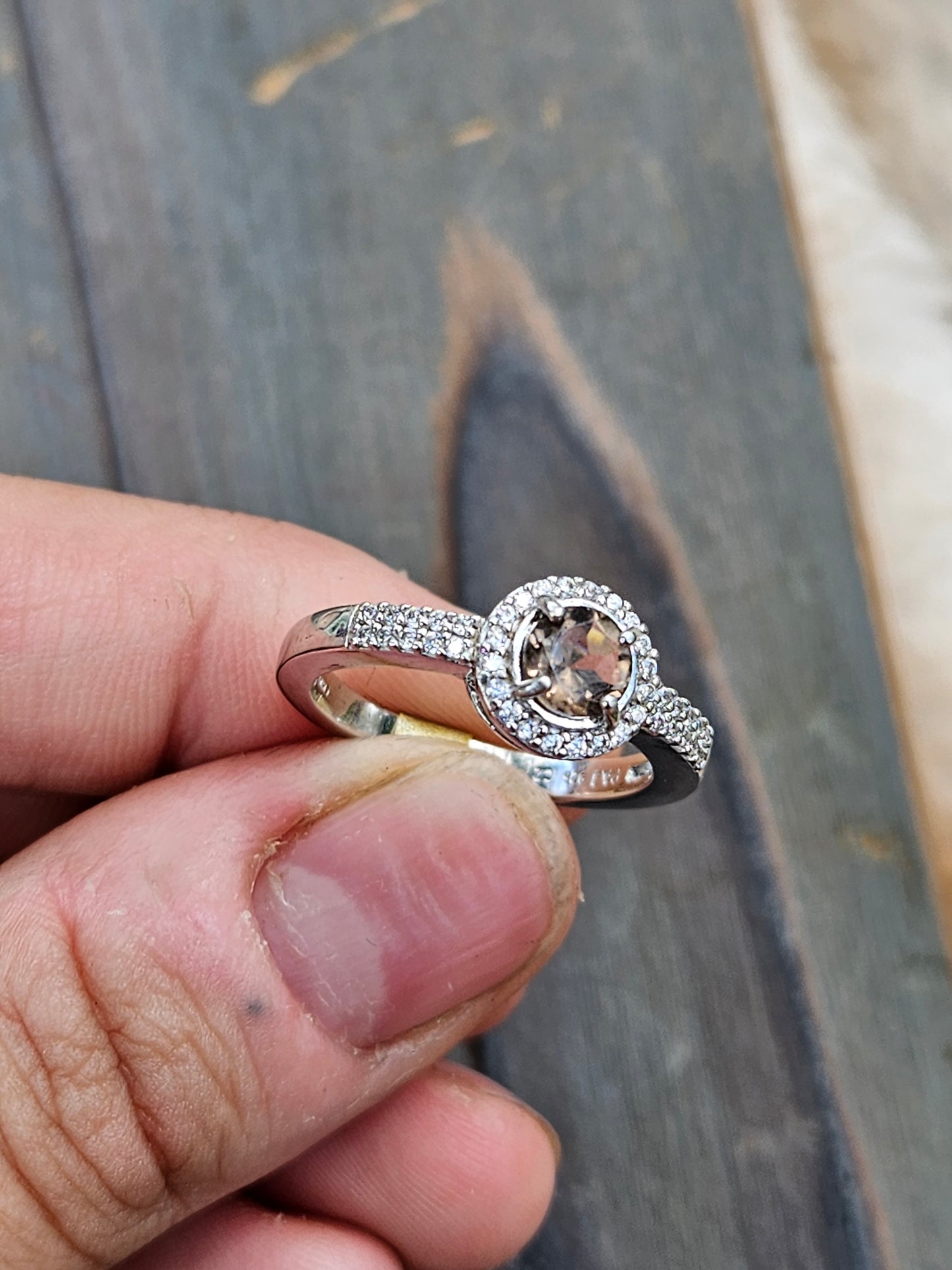 Smokey Quartz Ring, Size 7