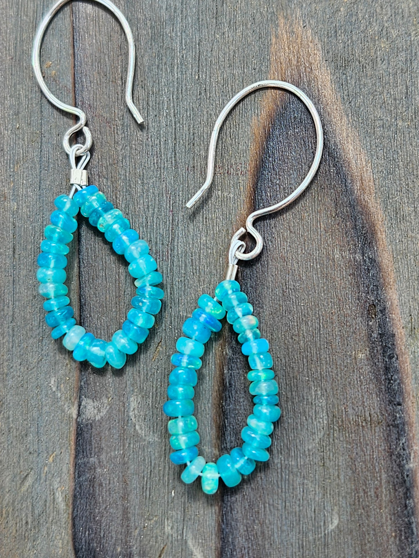 Ethiopian Opal Chandelier Earrings