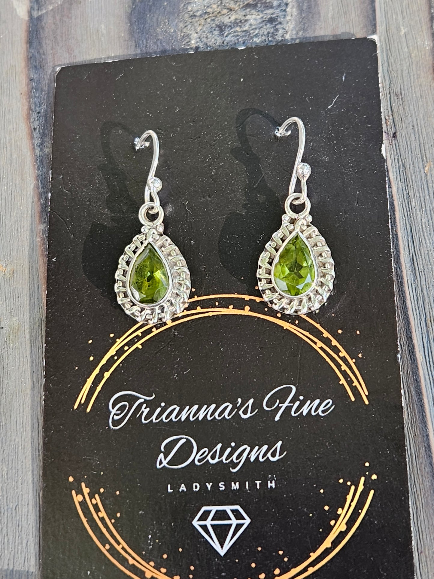 Peridot Dangle Earrings