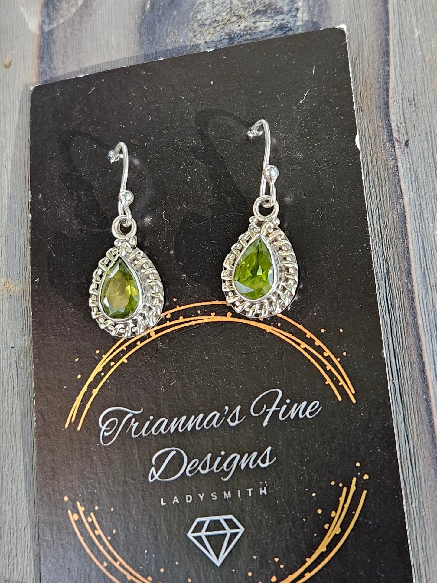 Peridot Dangle Earrings