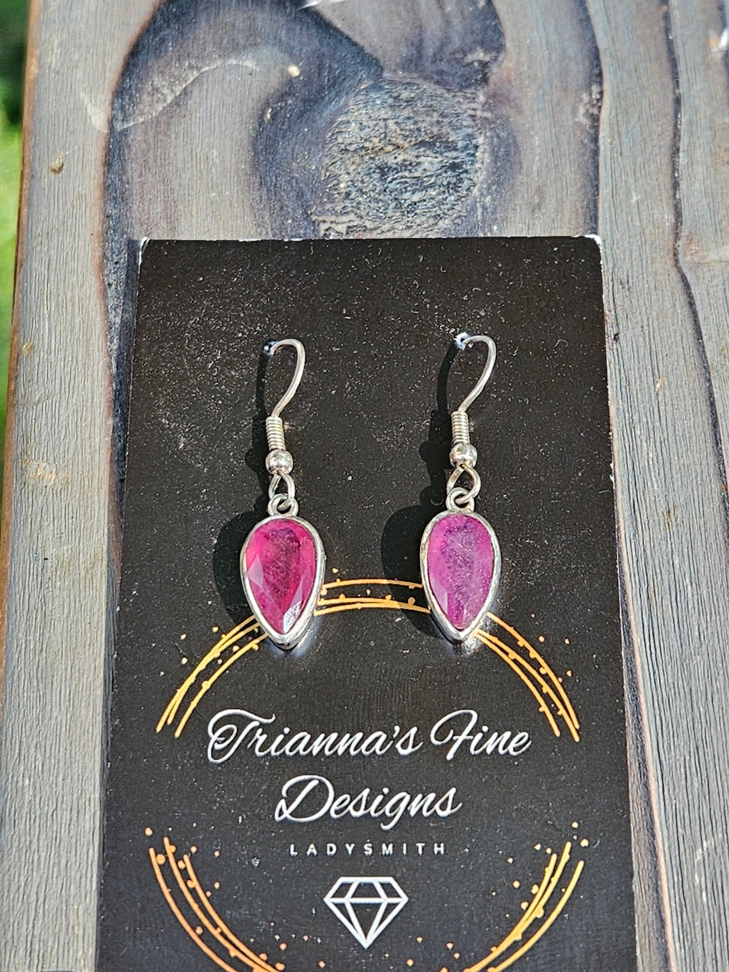 Ruby Dangle Earrings