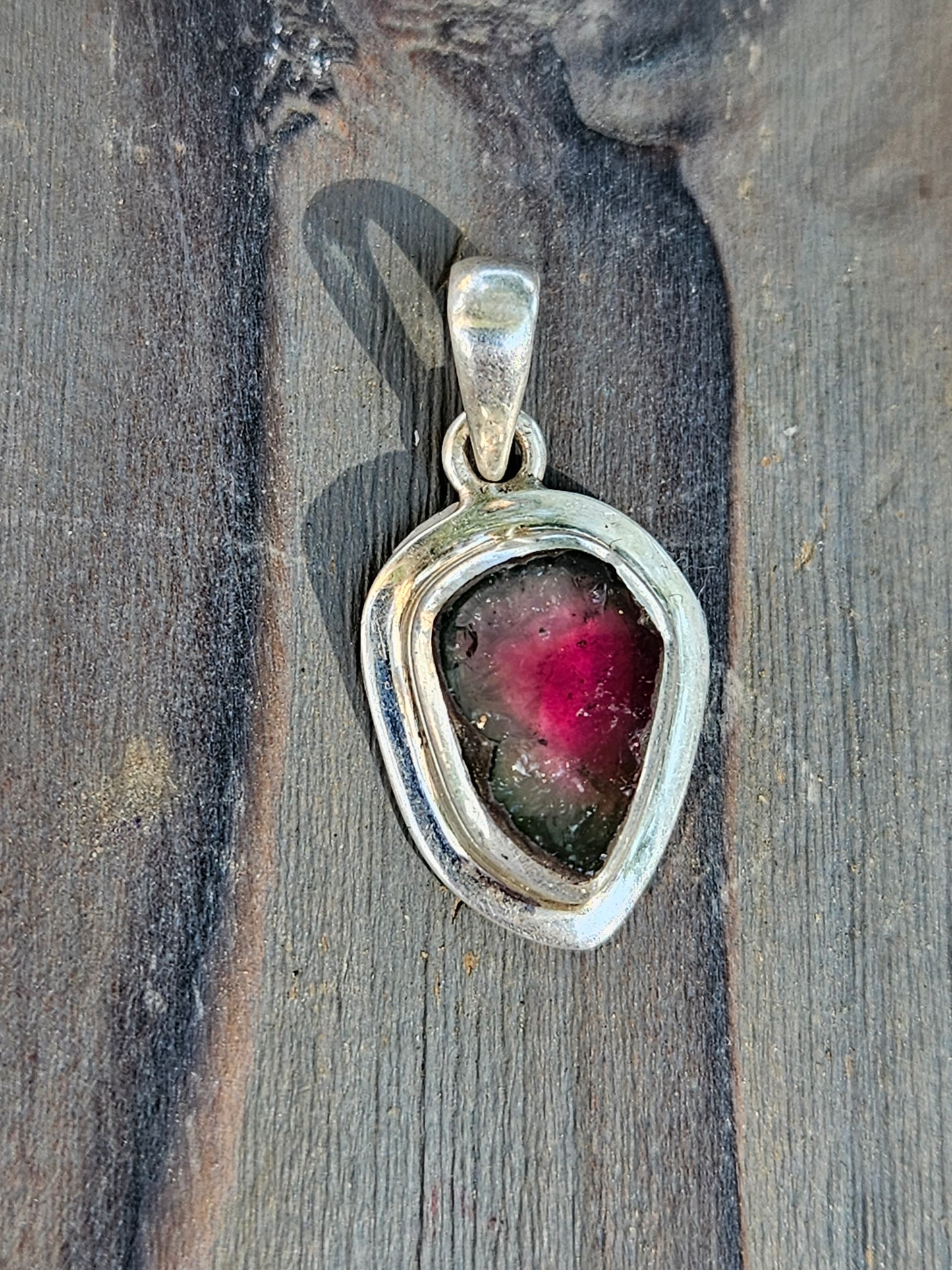Watermelon Tourmaline Pendant