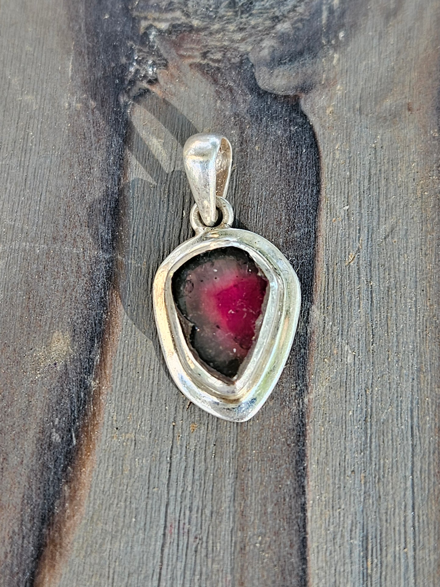 Watermelon Tourmaline Pendant