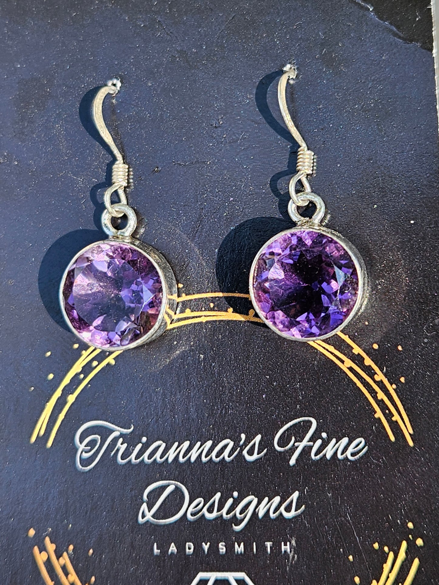 Amethyst Dangle Earrings