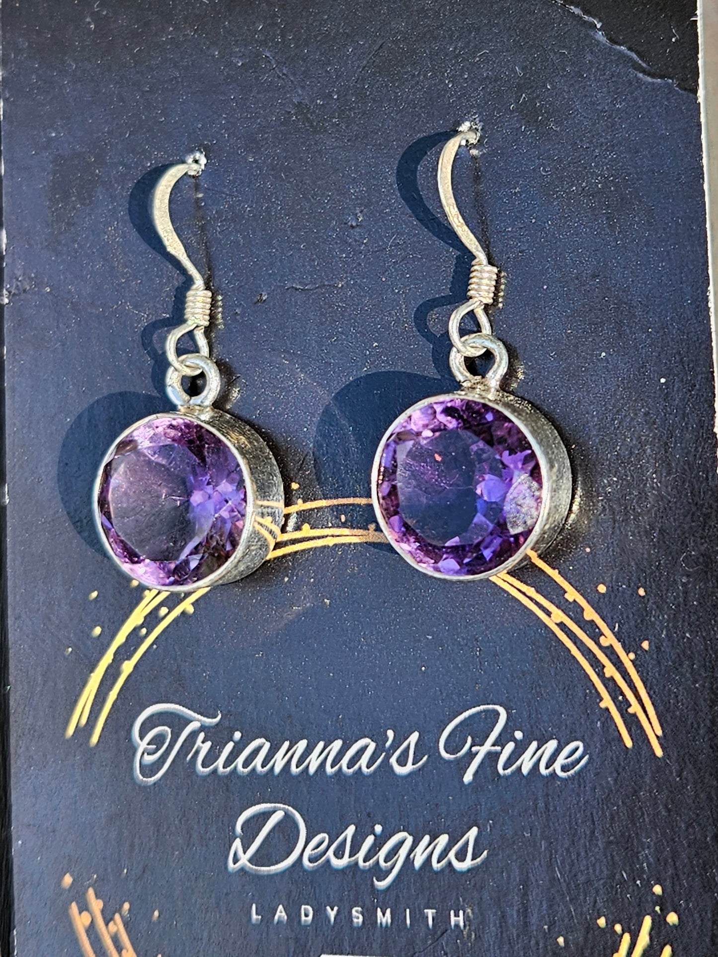 Amethyst Dangle Earrings