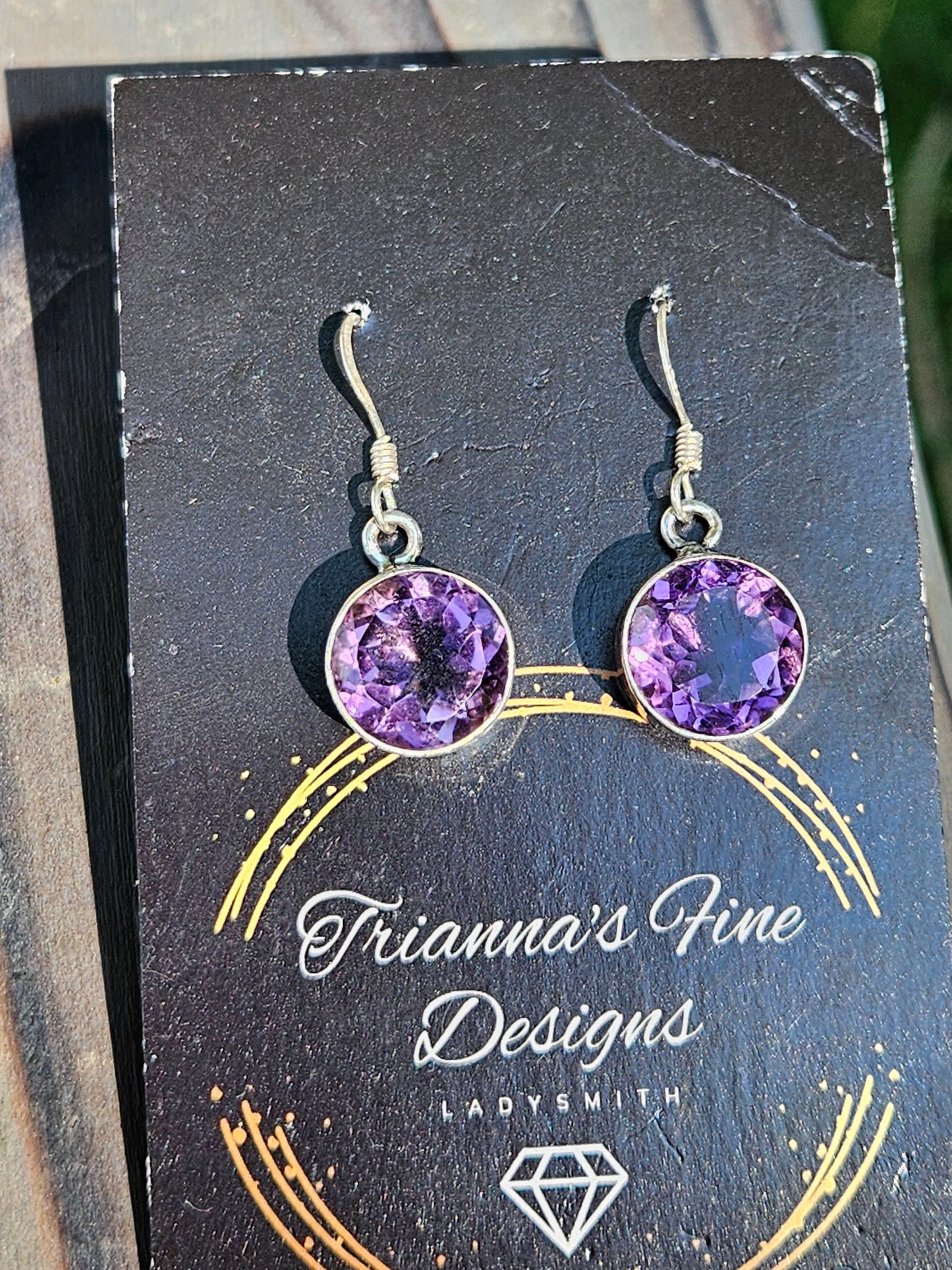 Amethyst Dangle Earrings
