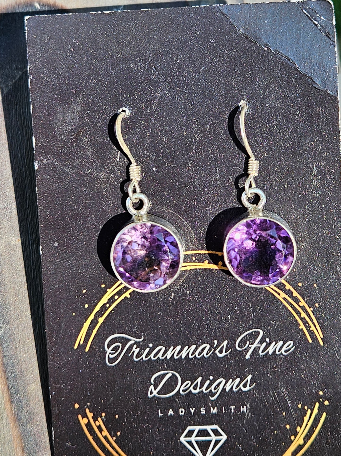 Amethyst Dangle Earrings