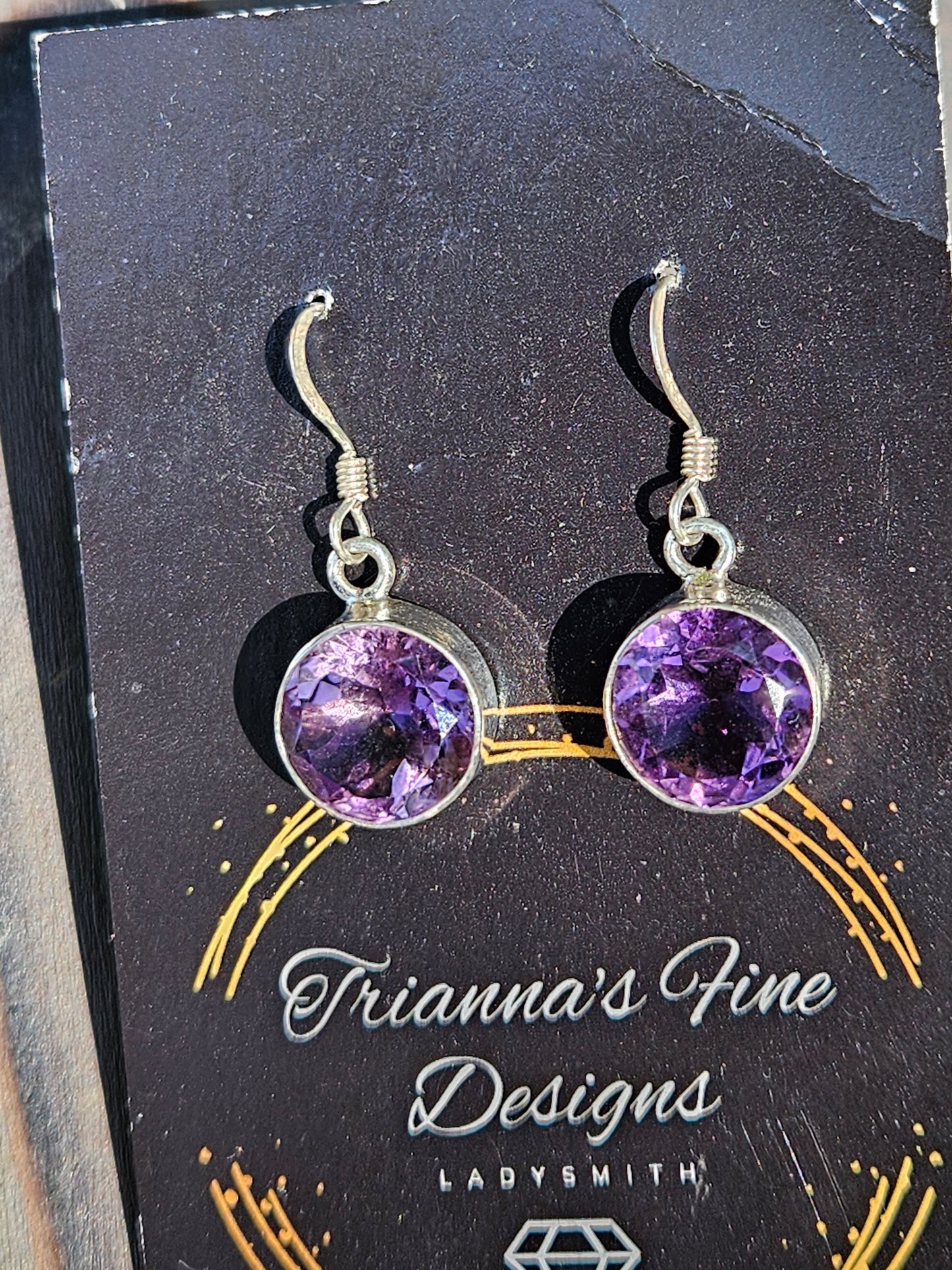 Amethyst Dangle Earrings