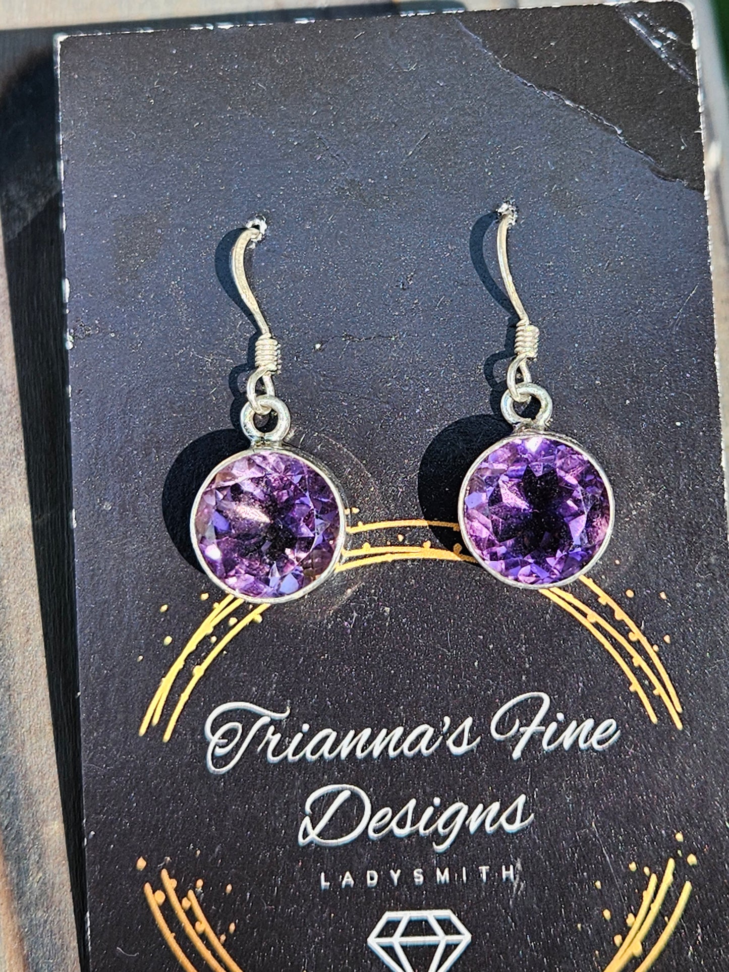 Amethyst Dangle Earrings