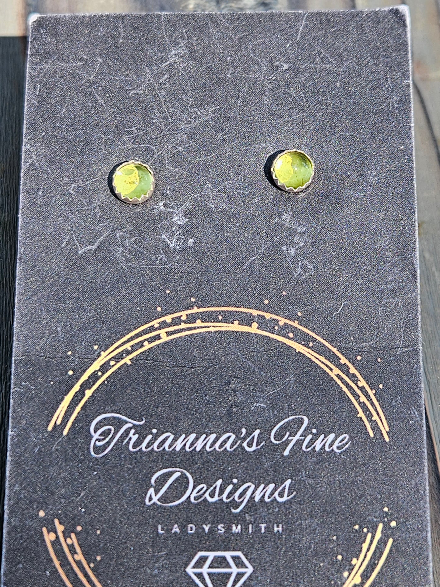 Peridot Stud Earrings