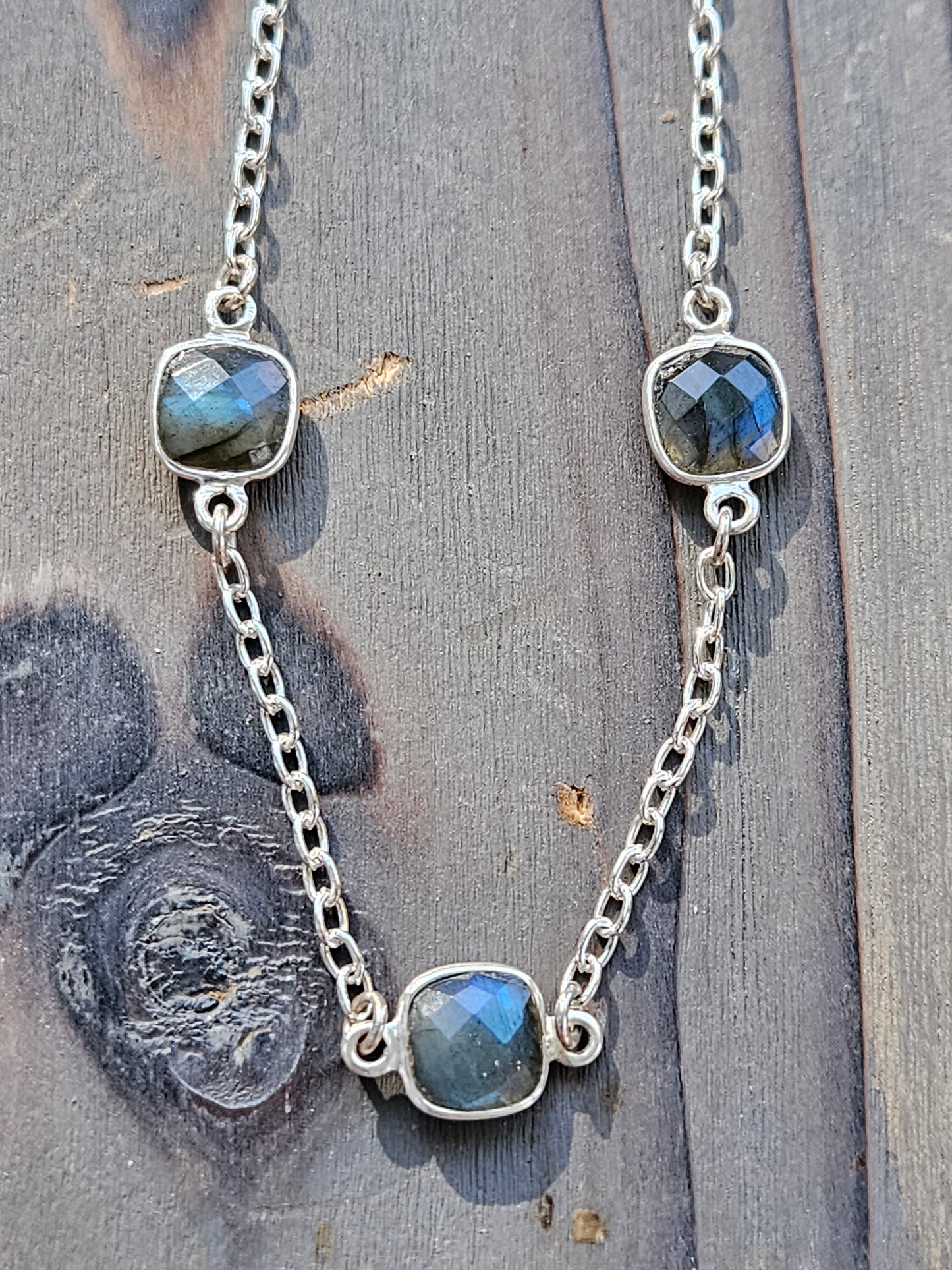 Labradorite Linked Necklace
