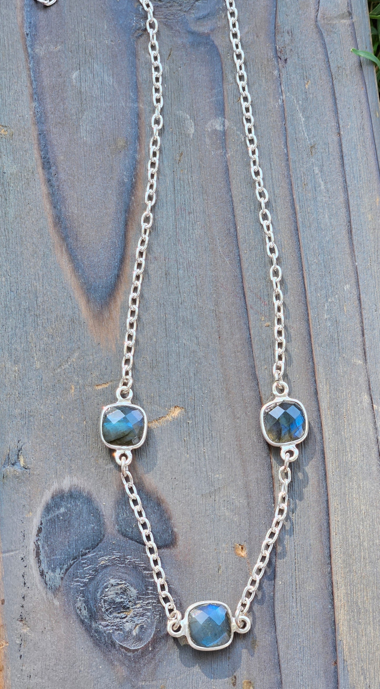 Labradorite Linked Necklace