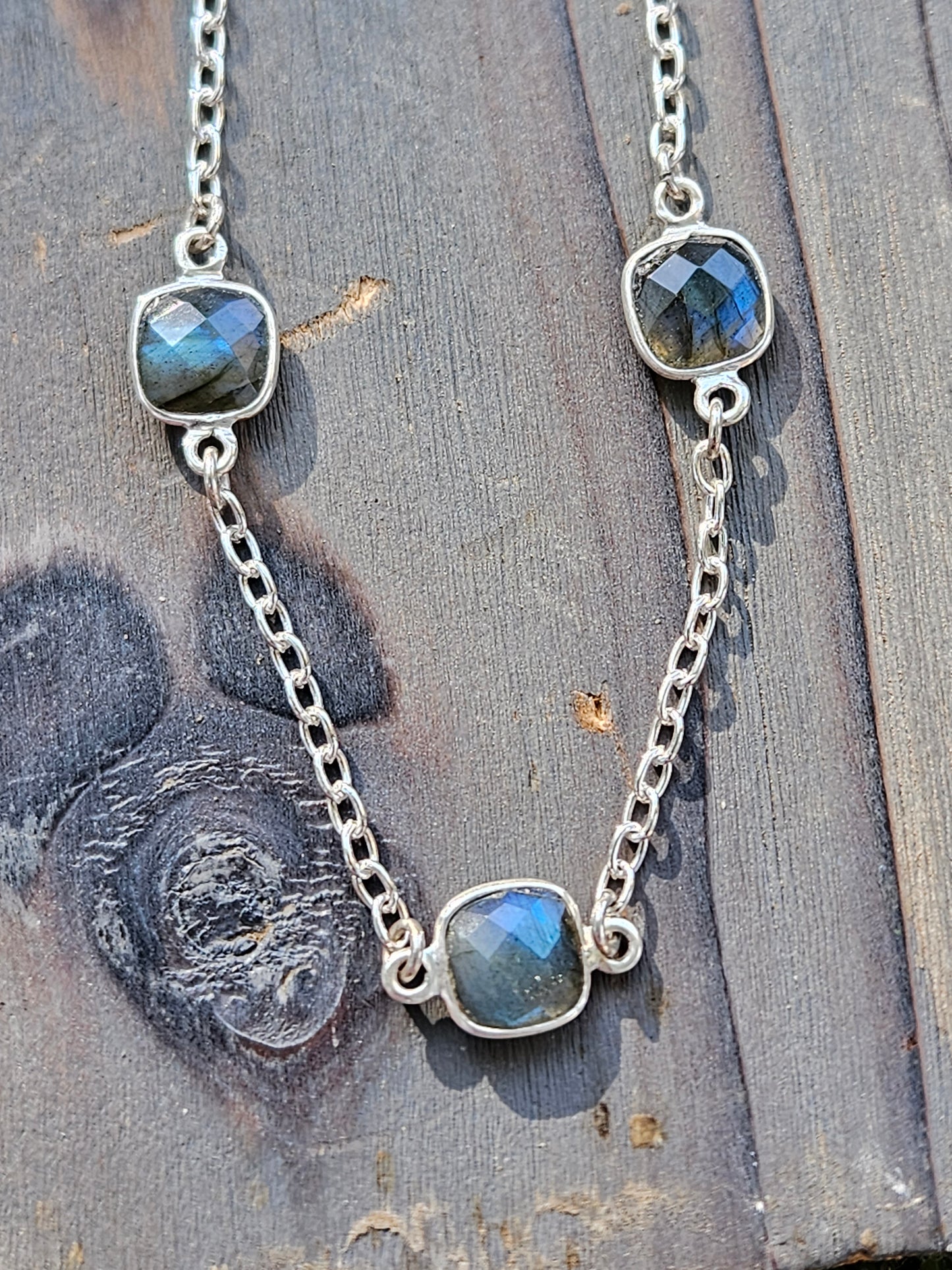 Labradorite Linked Necklace