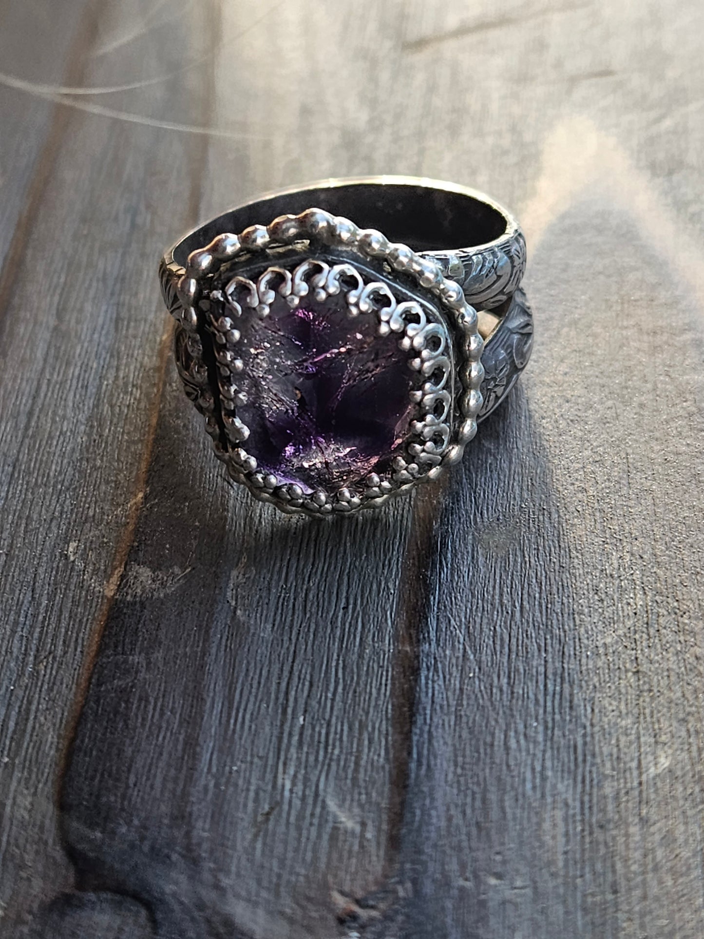 Super 7 Statement Ring, size 10