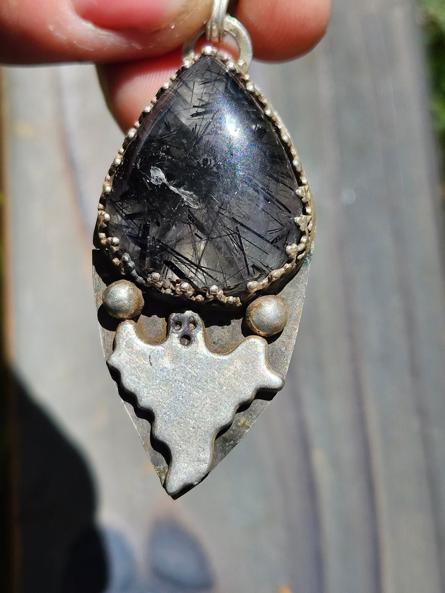 Quartz with Tourmaline and Ghouls