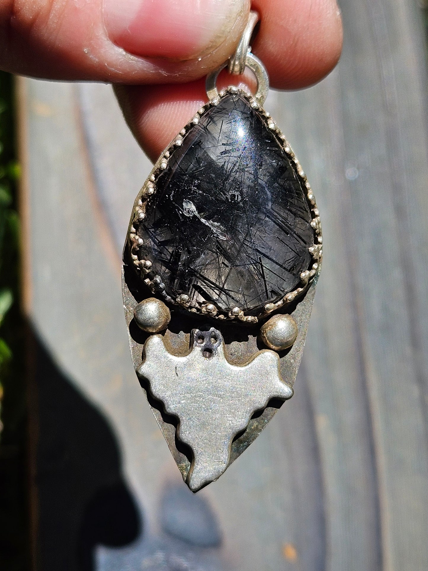Quartz with Tourmaline and Ghouls
