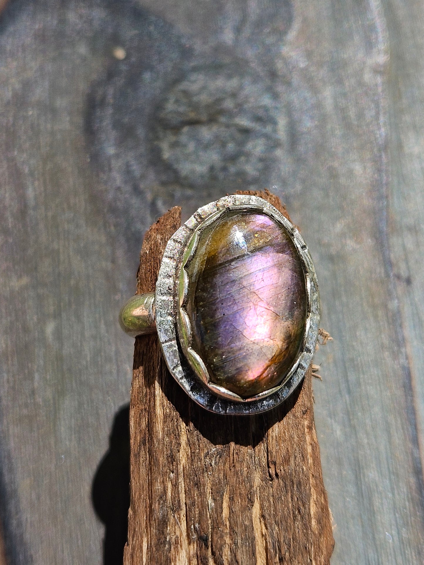 Labradorite Ring, size 6
