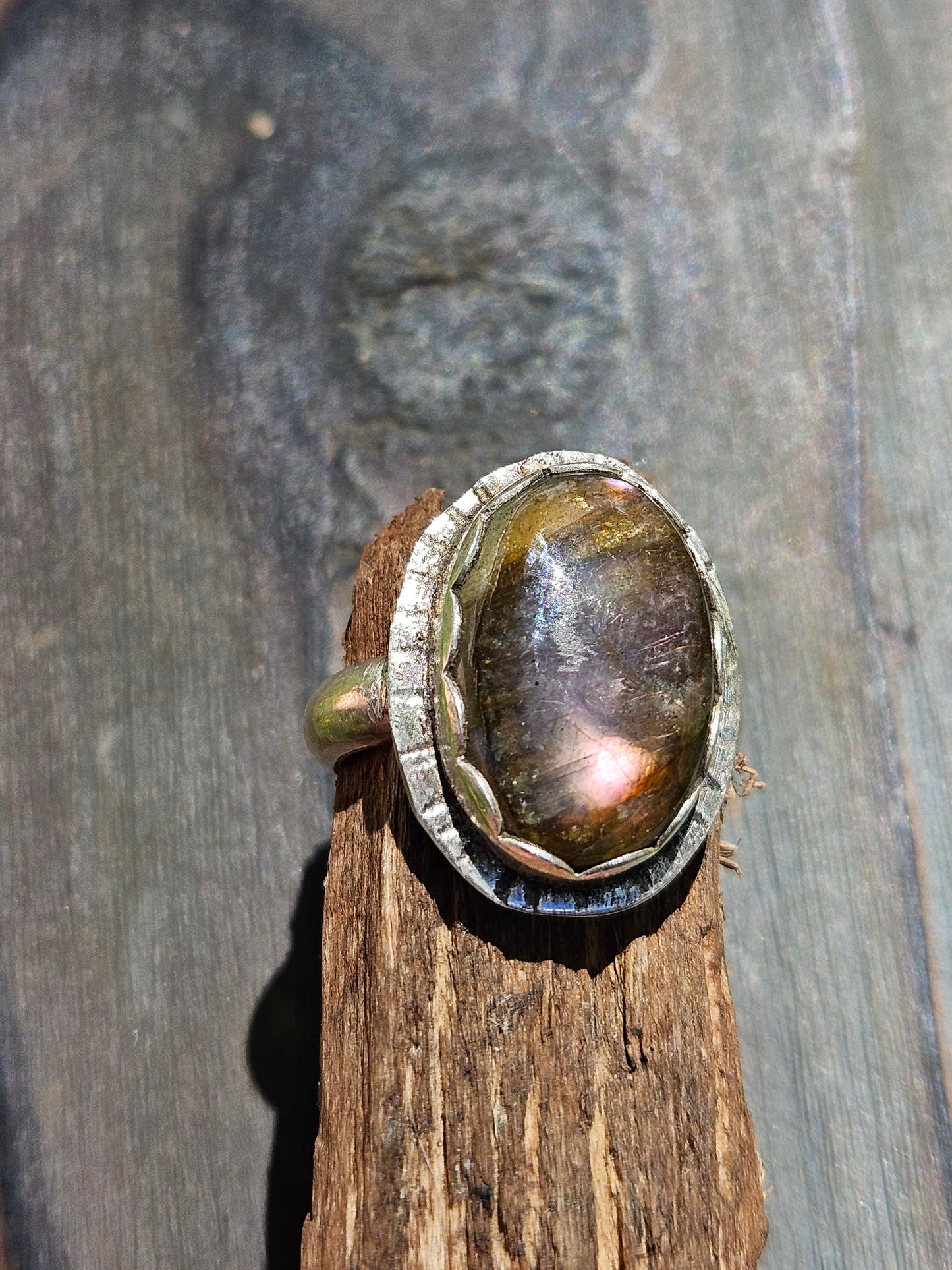 Labradorite Ring, size 6