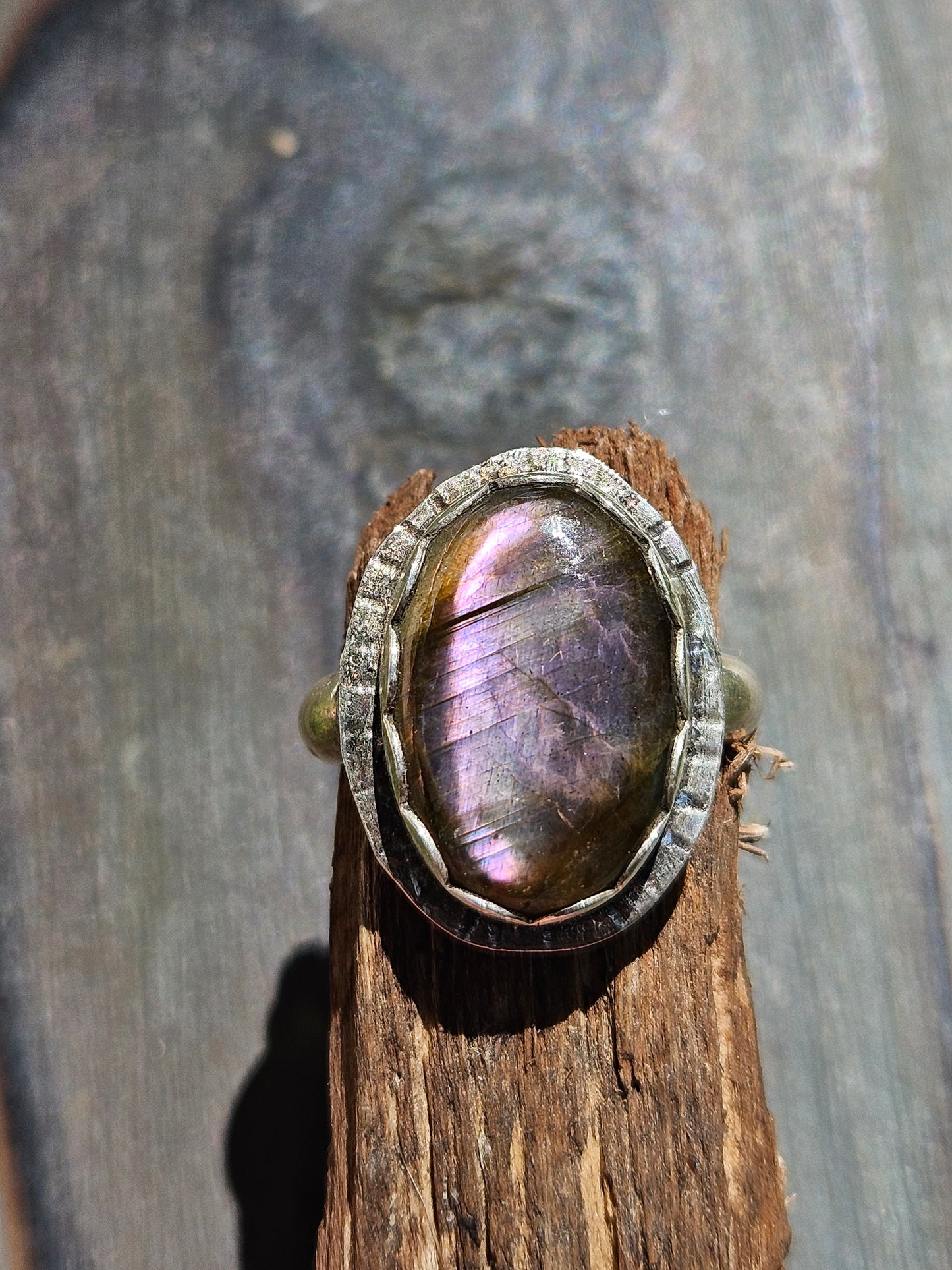 Labradorite Ring, size 6