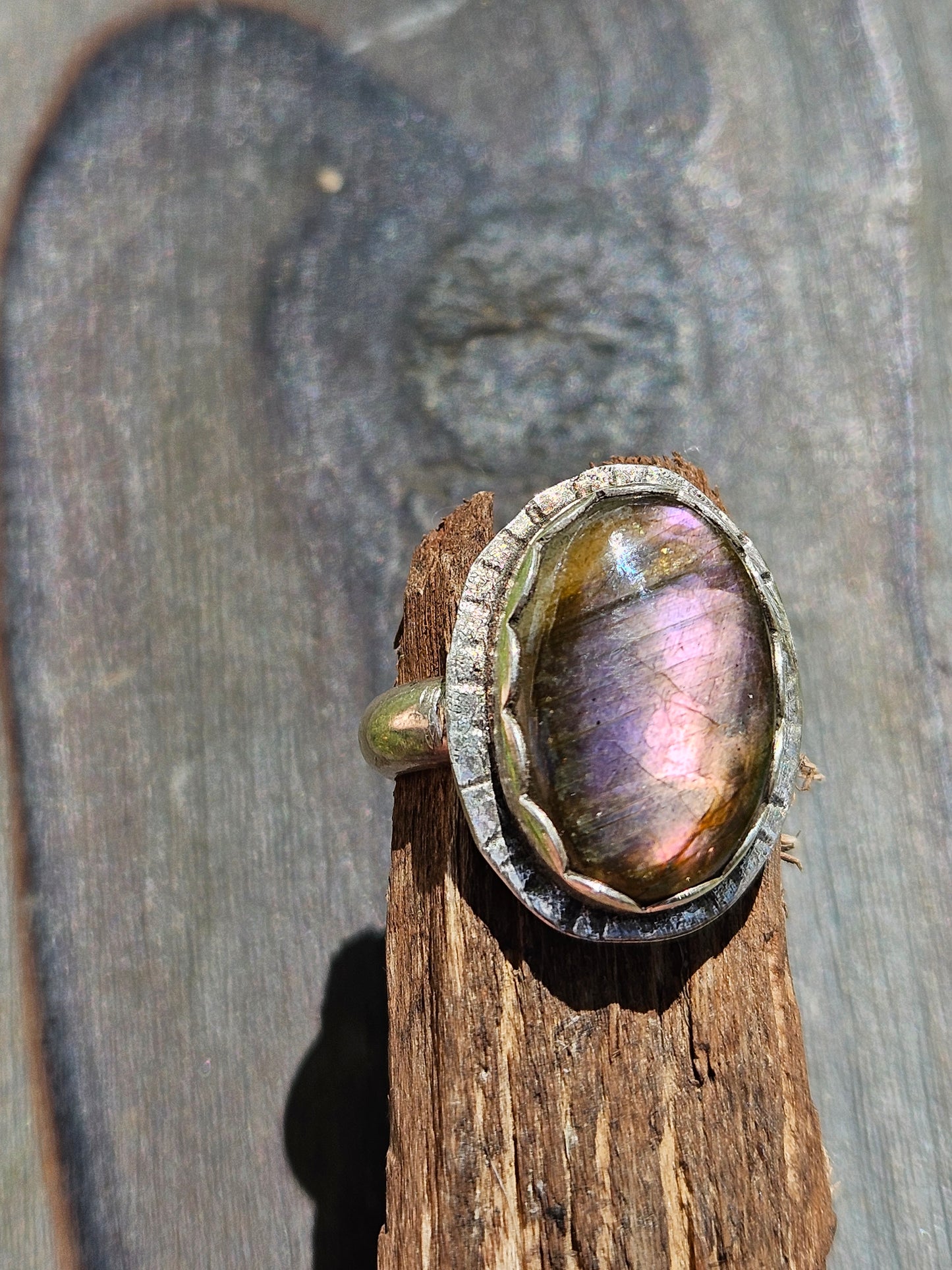 Labradorite Ring, size 6