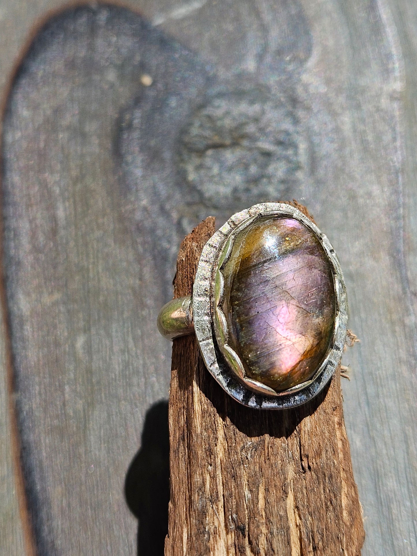 Labradorite Ring, size 6