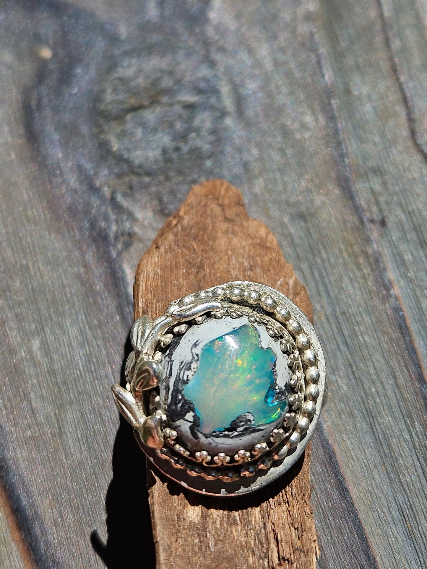 Galaxy Opal Vines, Ring Size 10