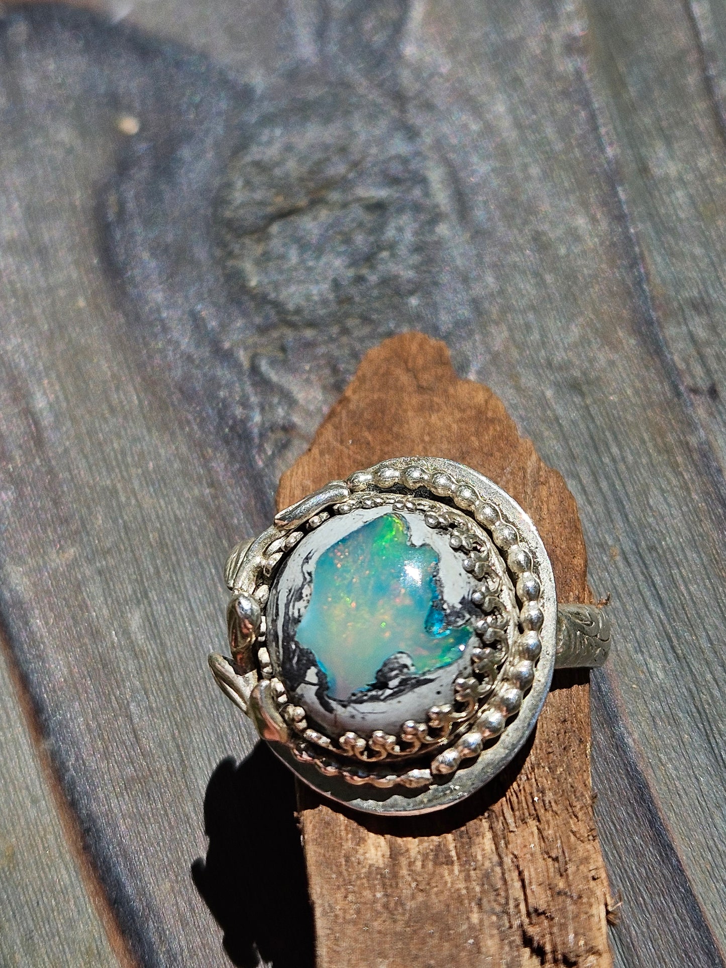 Galaxy Opal Vines, Ring Size 10