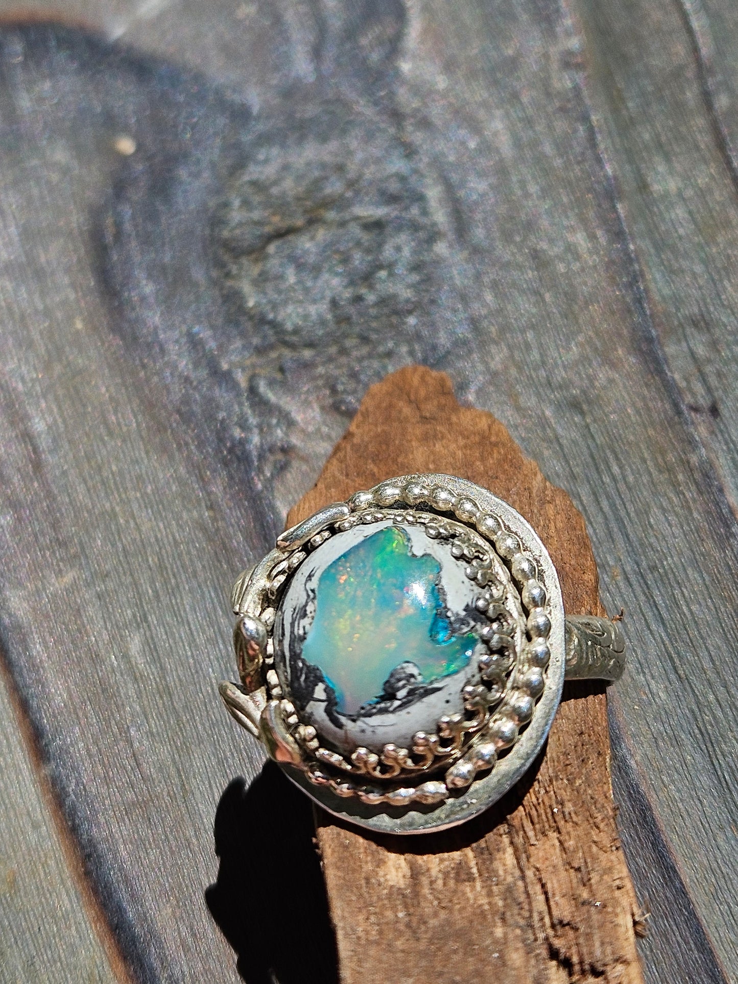 Galaxy Opal Vines, Ring Size 10