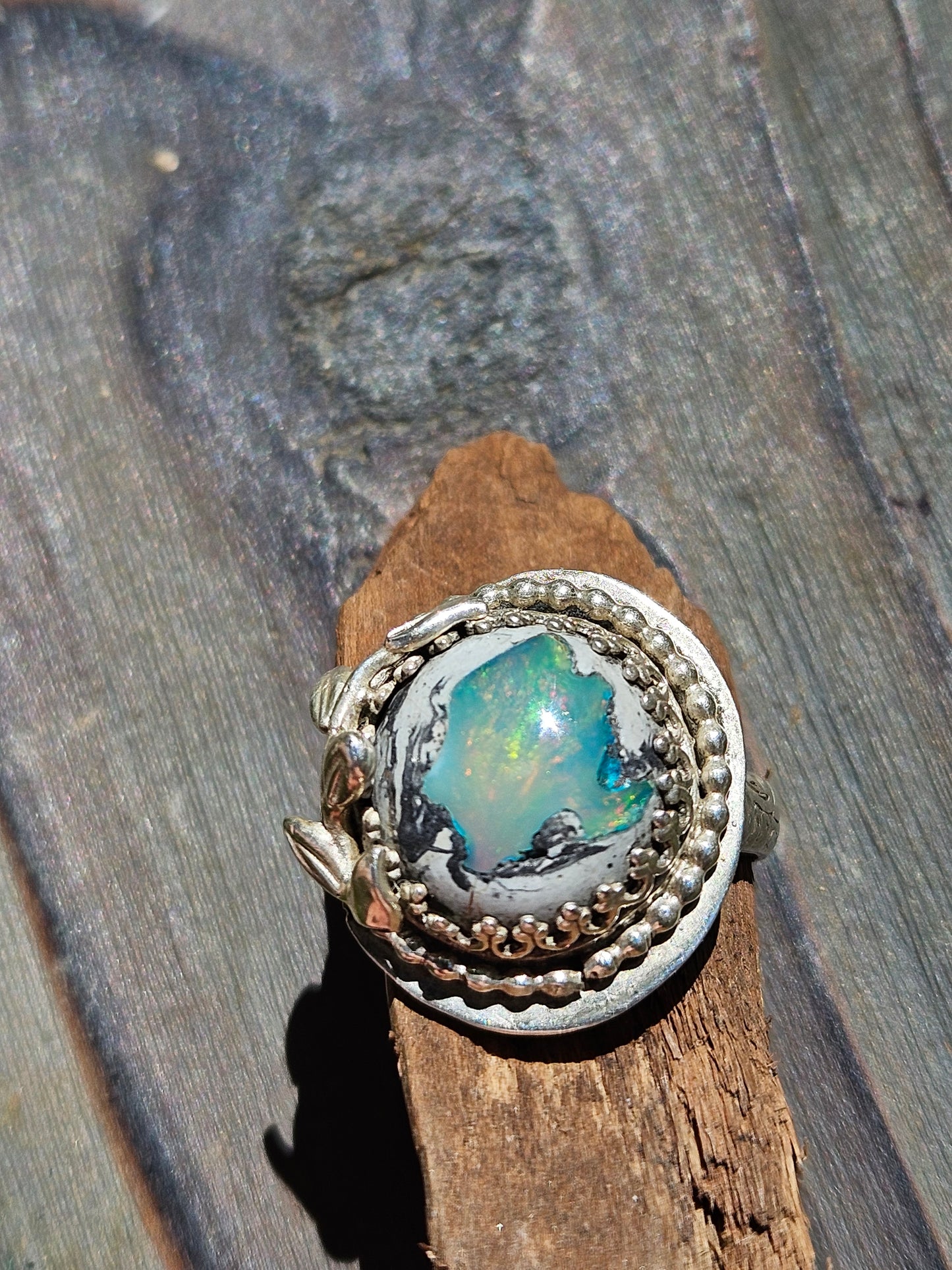 Galaxy Opal Vines, Ring Size 10