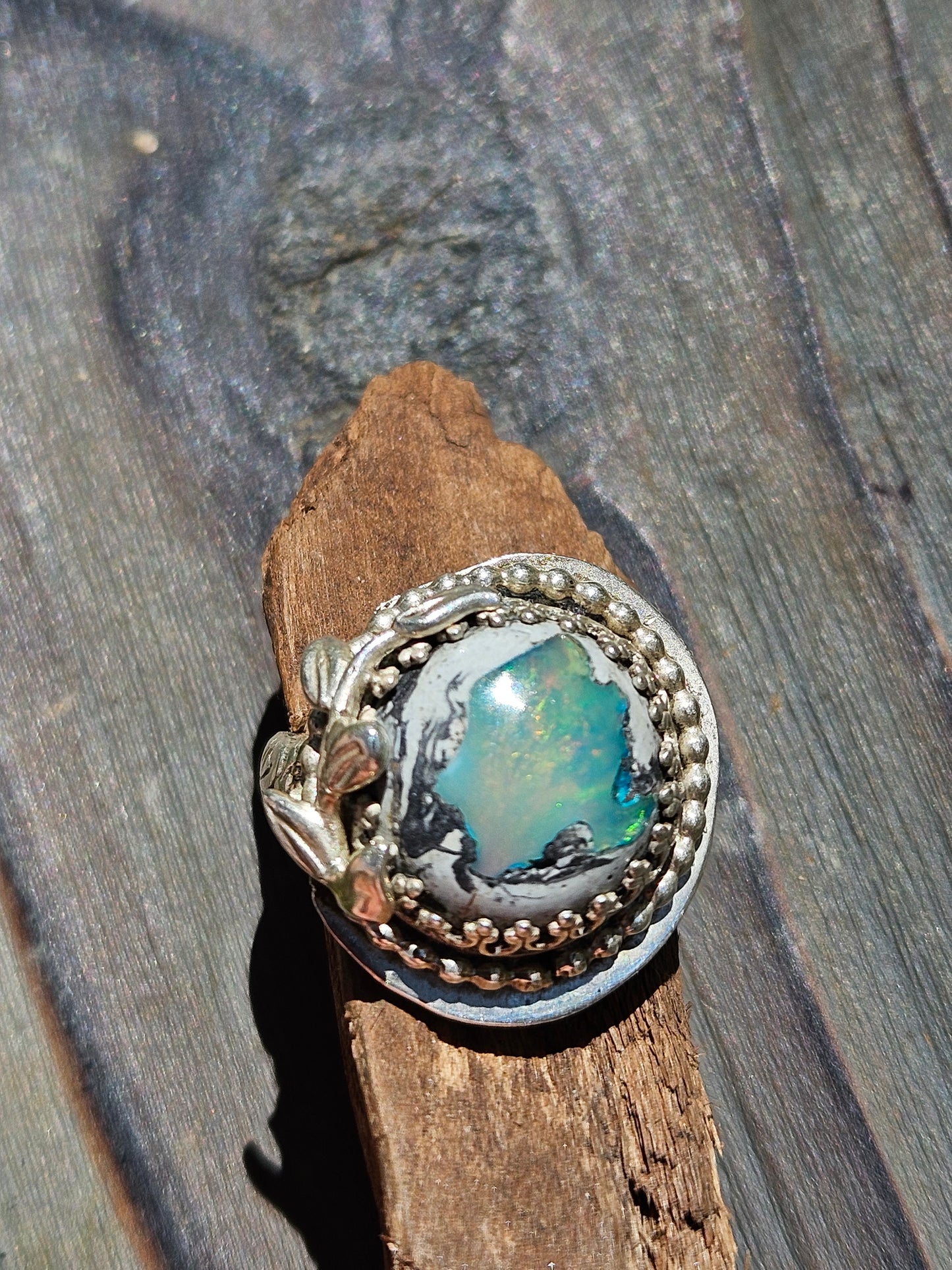 Galaxy Opal Vines, Ring Size 10