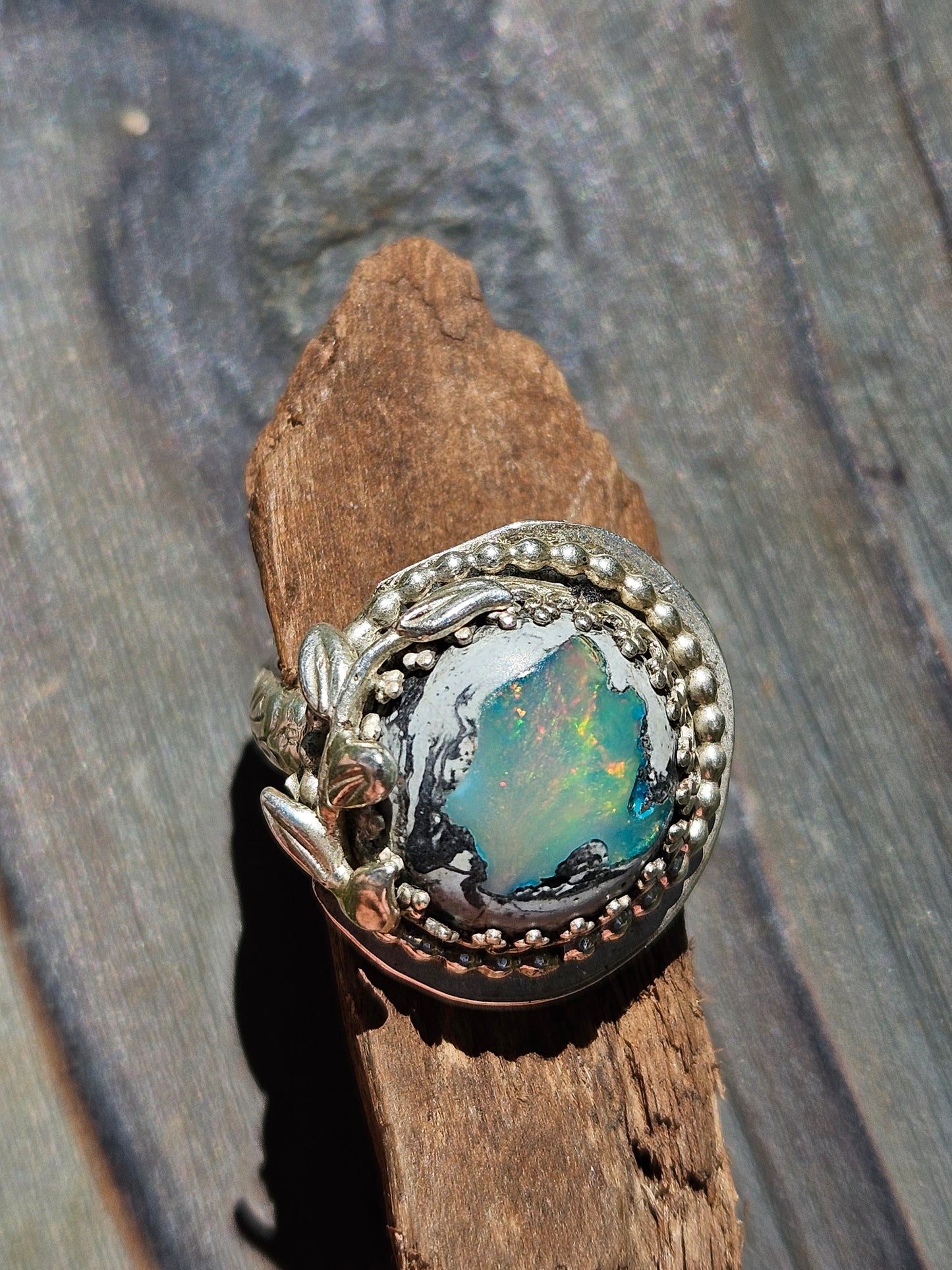 Galaxy Opal Vines, Ring Size 10