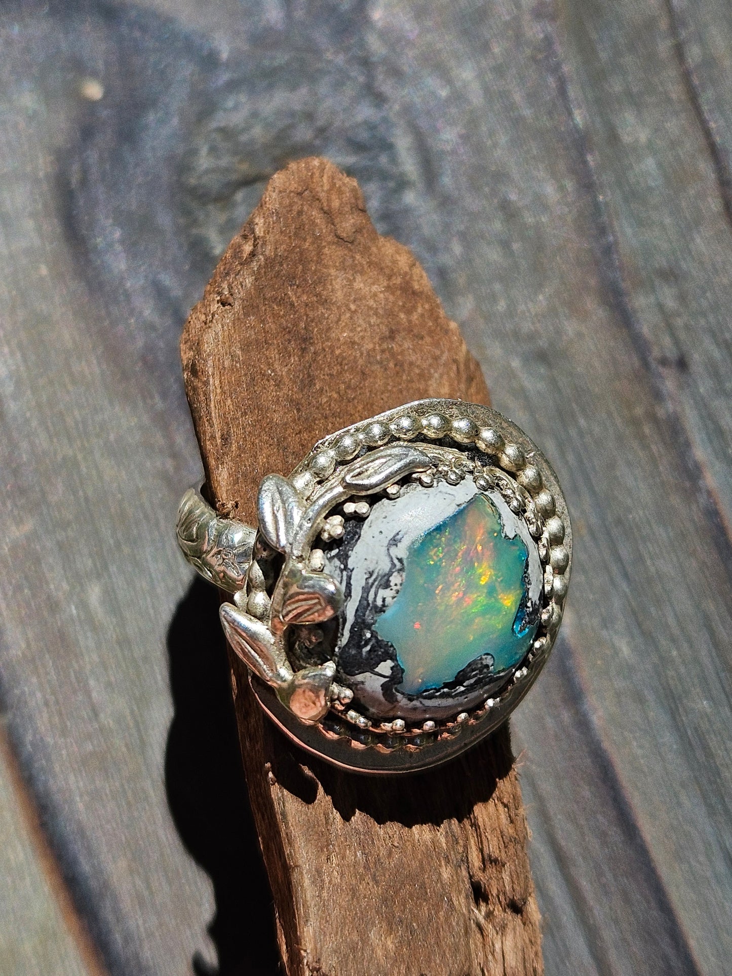 Galaxy Opal Vines, Ring Size 10