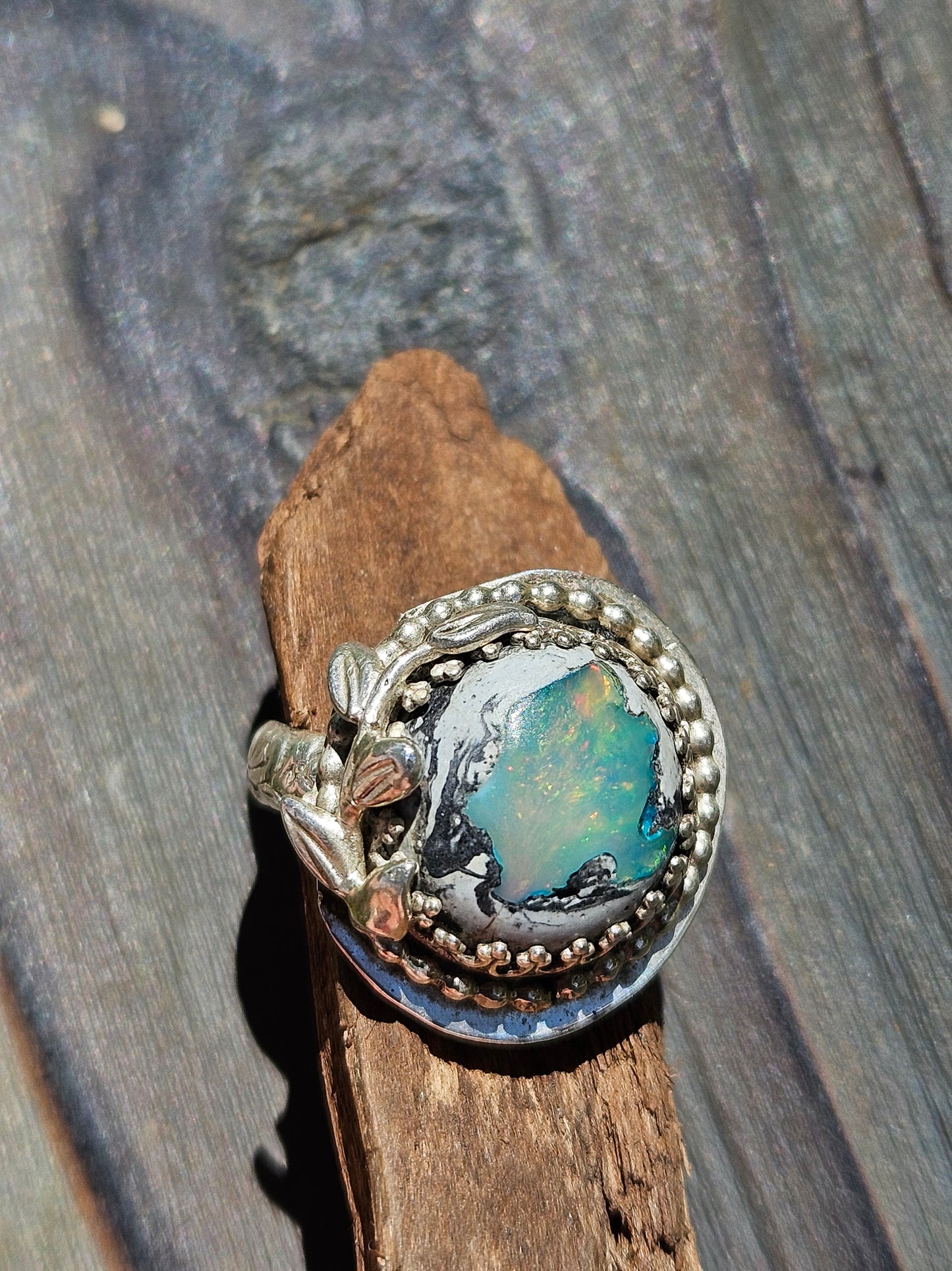 Galaxy Opal Vines, Ring Size 10