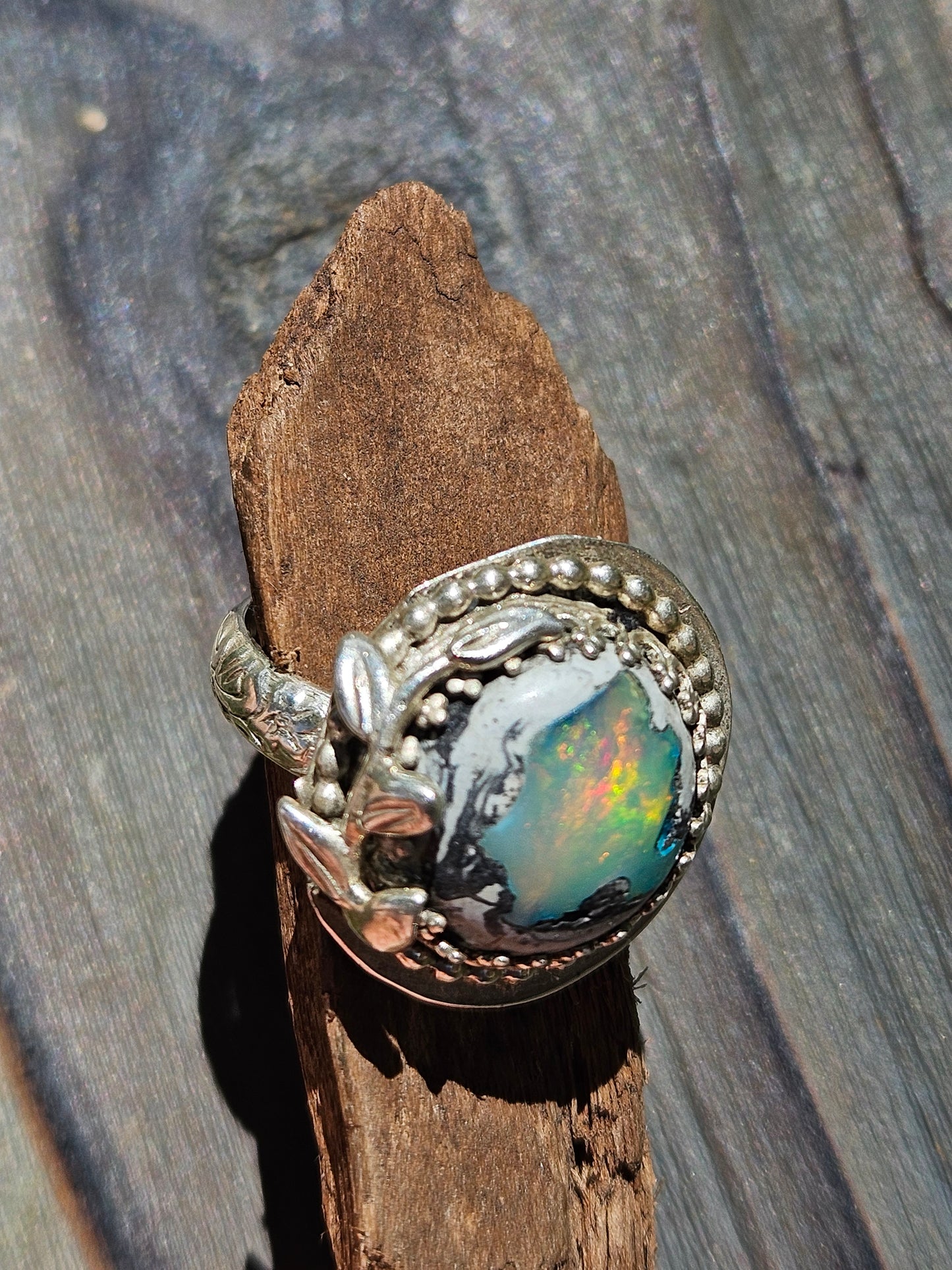 Galaxy Opal Vines, Ring Size 10
